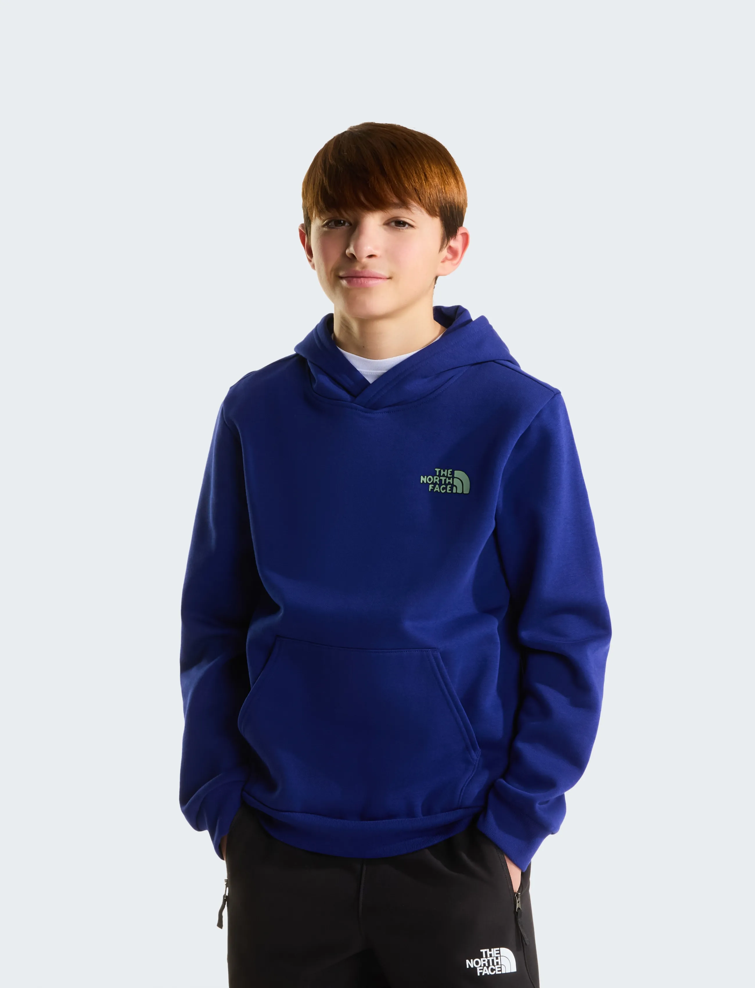 The North Face - TEEN B OUTDOOR REGULAR HOODIE - GRAPHIC - bold blue - 3