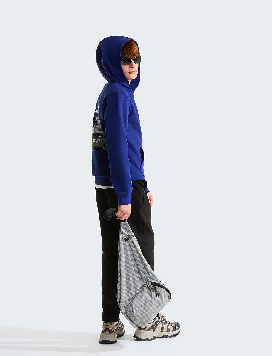 The North Face - TEEN B OUTDOOR REGULAR HOODIE - GRAPHIC - kapuutsiga dressipluusid - bold blue - 4