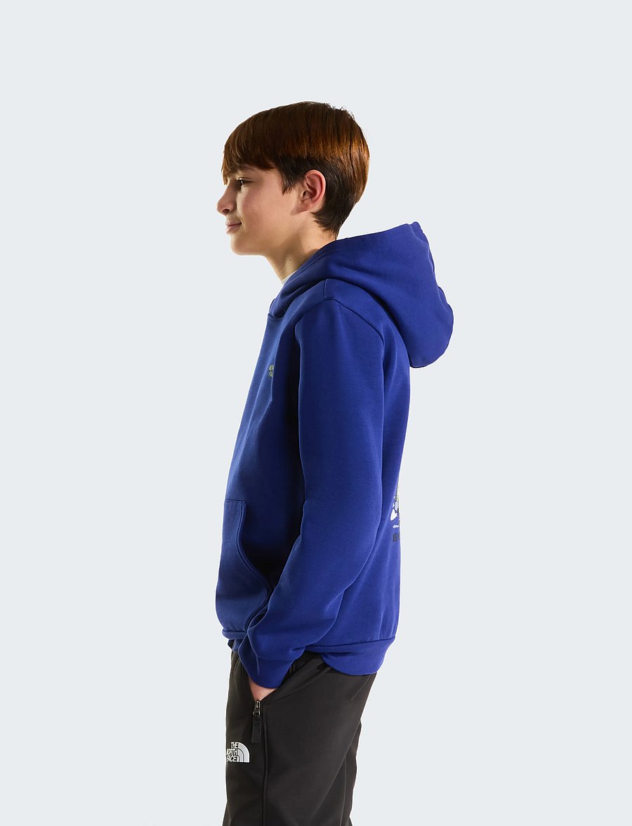 The North Face - TEEN B OUTDOOR REGULAR HOODIE - GRAPHIC - kapuutsiga dressipluusid - bold blue - 5