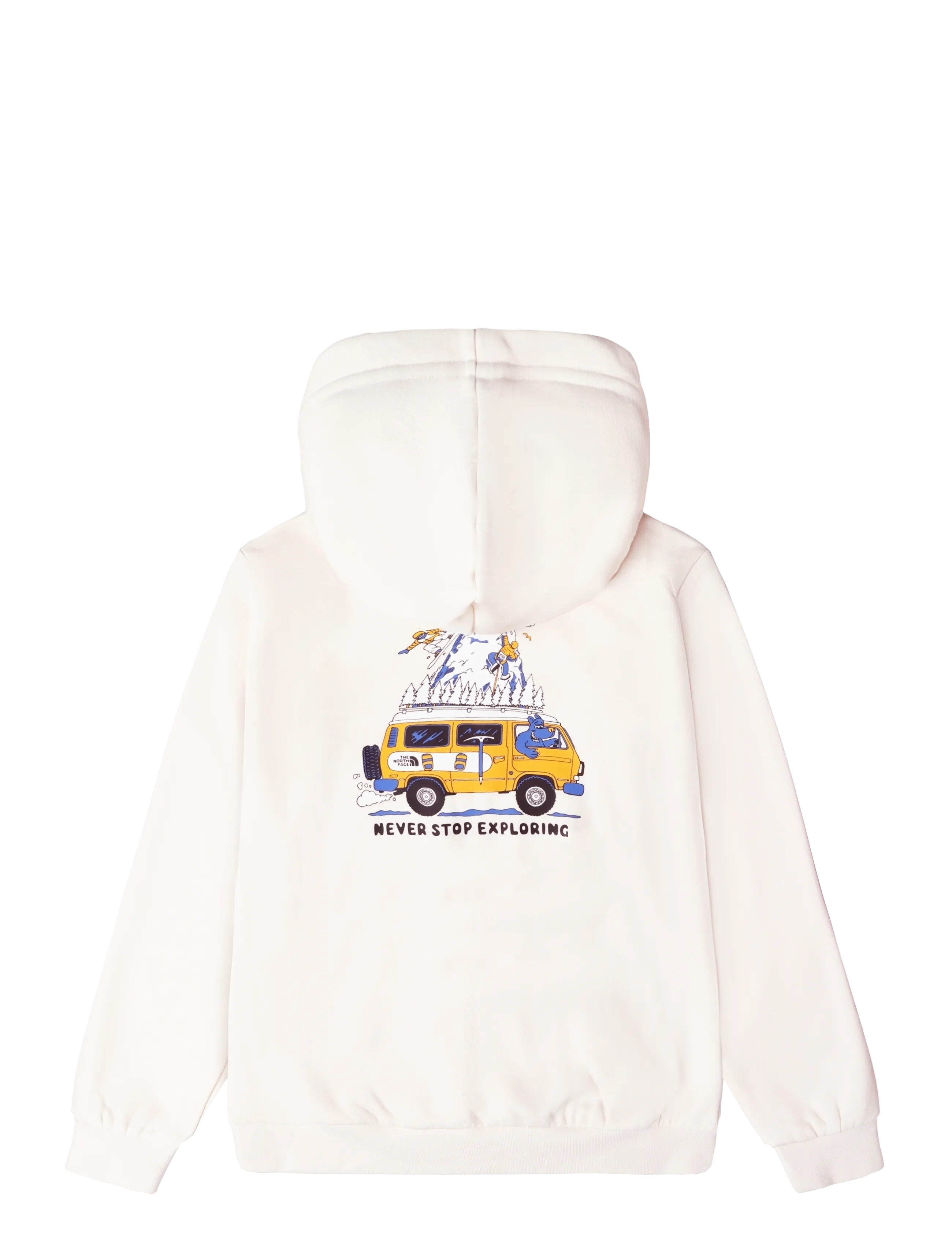 The North Face - TEEN B OUTDOOR REGULAR HOODIE - GRAPHIC - hoodies - white dune - 2