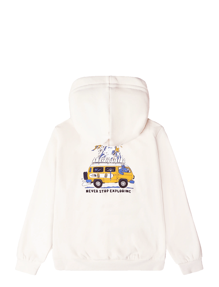 The North Face - TEEN B OUTDOOR REGULAR HOODIE - GRAPHIC - hoodies - white dune - 2