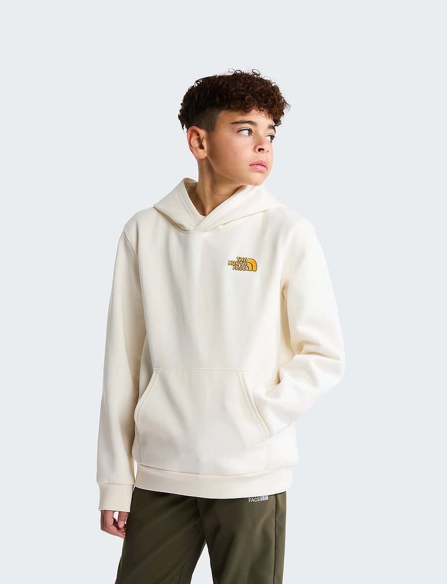 The North Face - TEEN B OUTDOOR REGULAR HOODIE - GRAPHIC - hoodies - white dune - 3