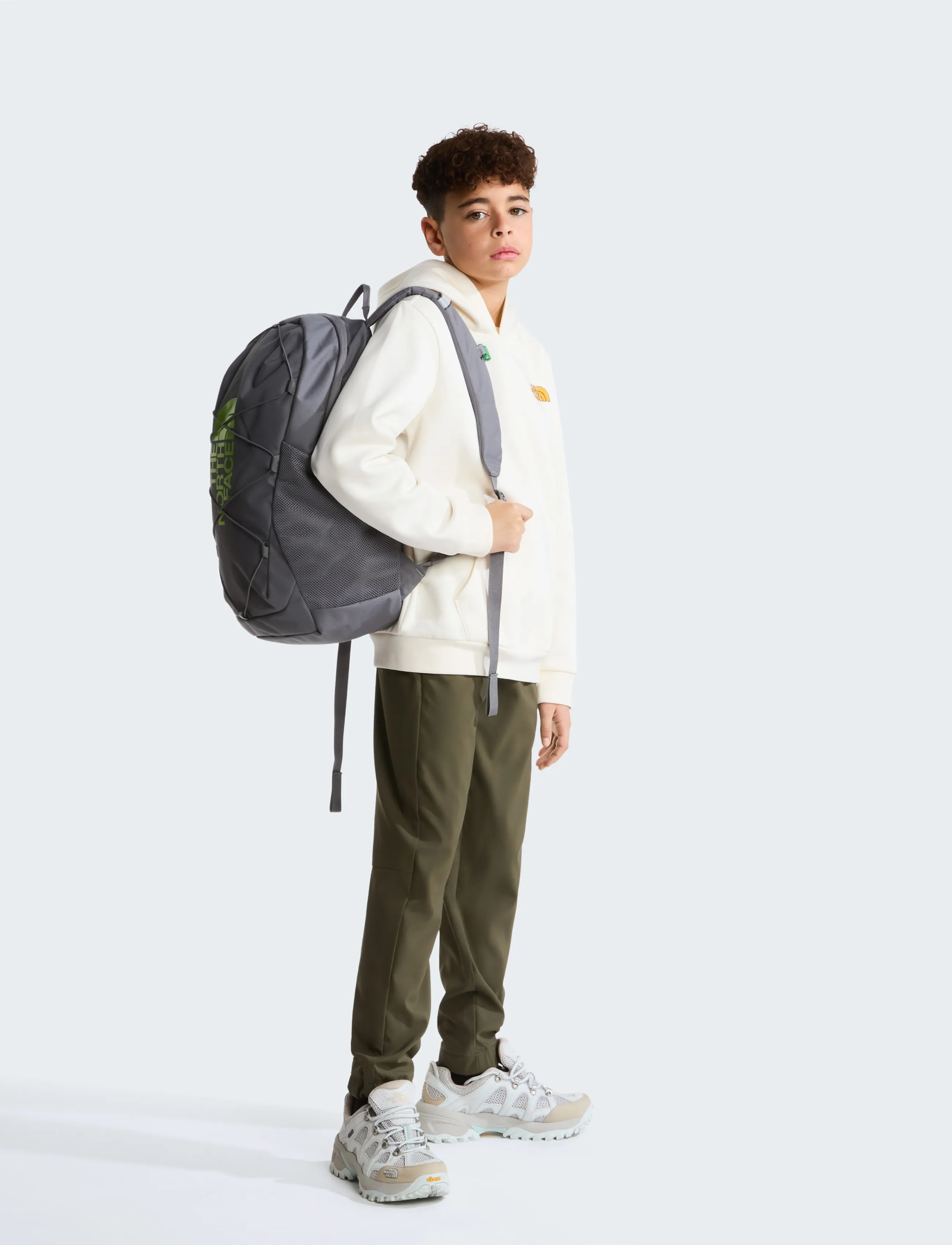 The North Face - TEEN B OUTDOOR REGULAR HOODIE - GRAPHIC - hoodies - white dune - 4