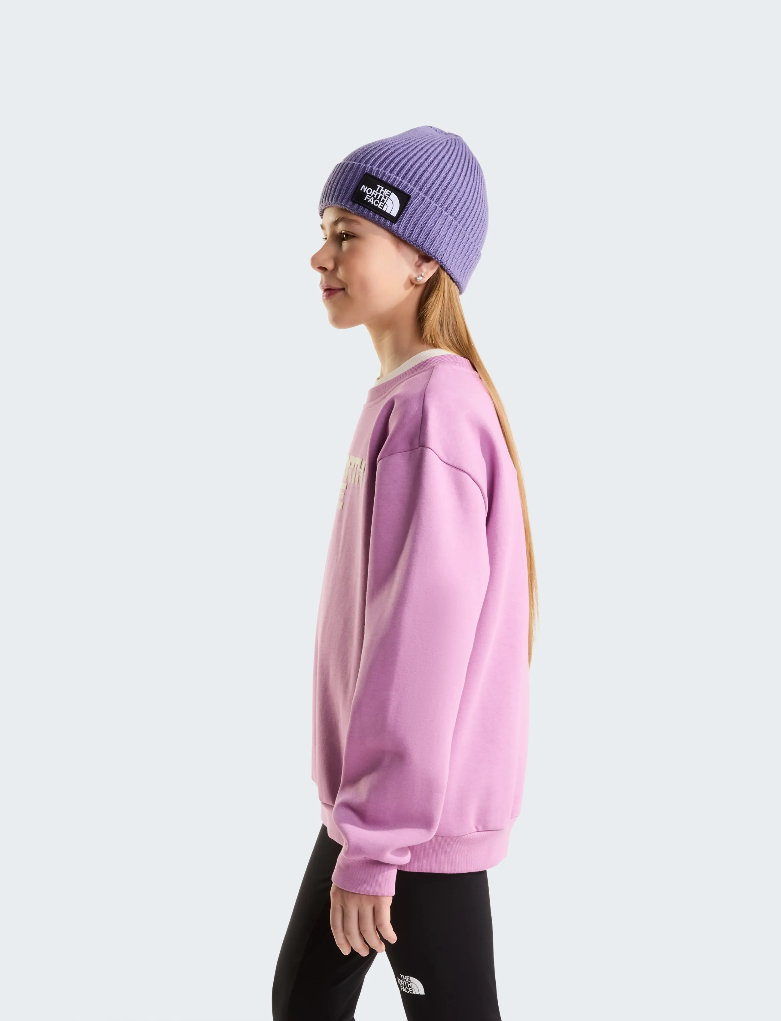 The North Face - TEEN G CHALBI RELAXED CREW - GRAPHIC - hushed lavender - 4