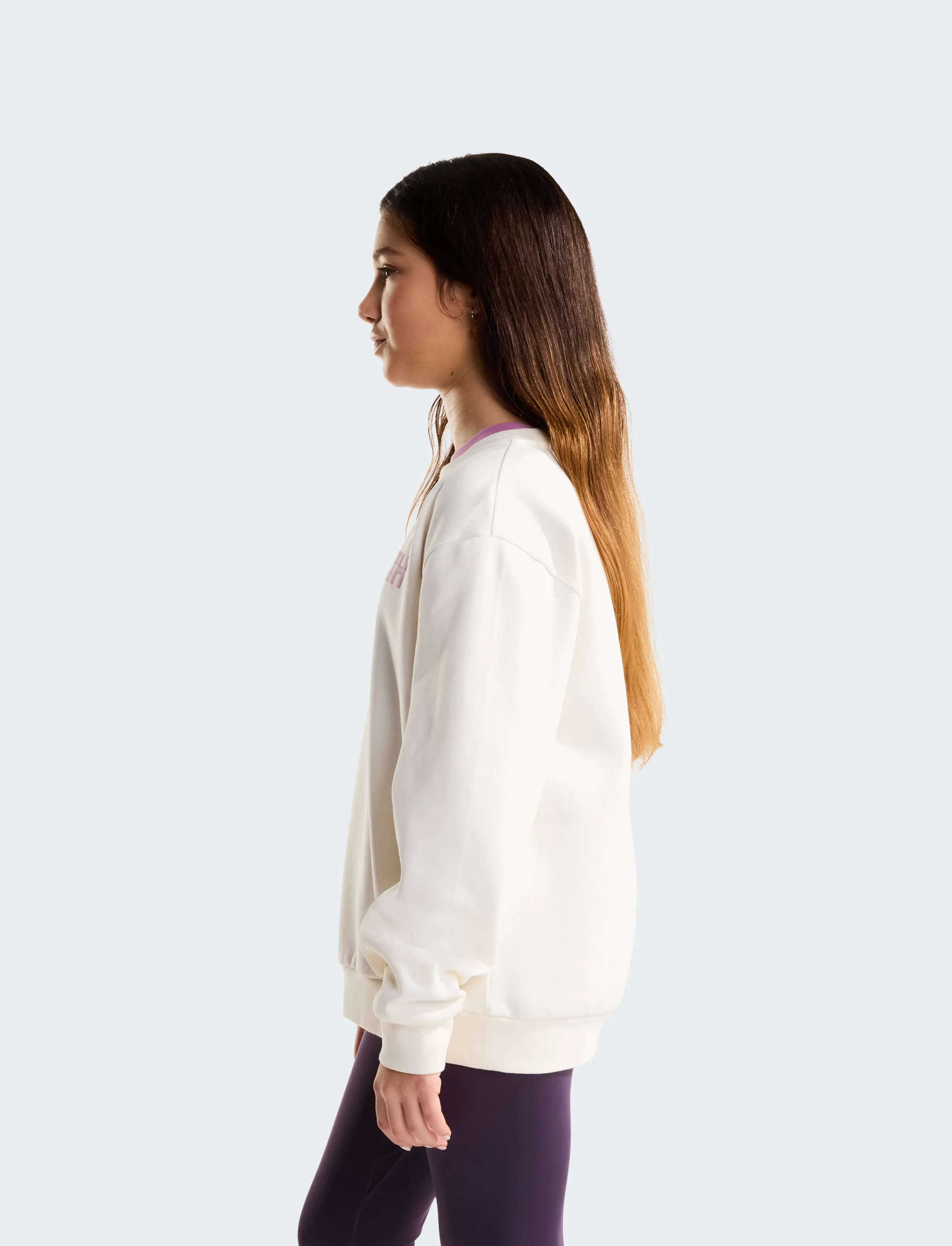 The North Face - TEEN G CHALBI RELAXED CREW - GRAPHIC - sweatshirts - white dune - 4
