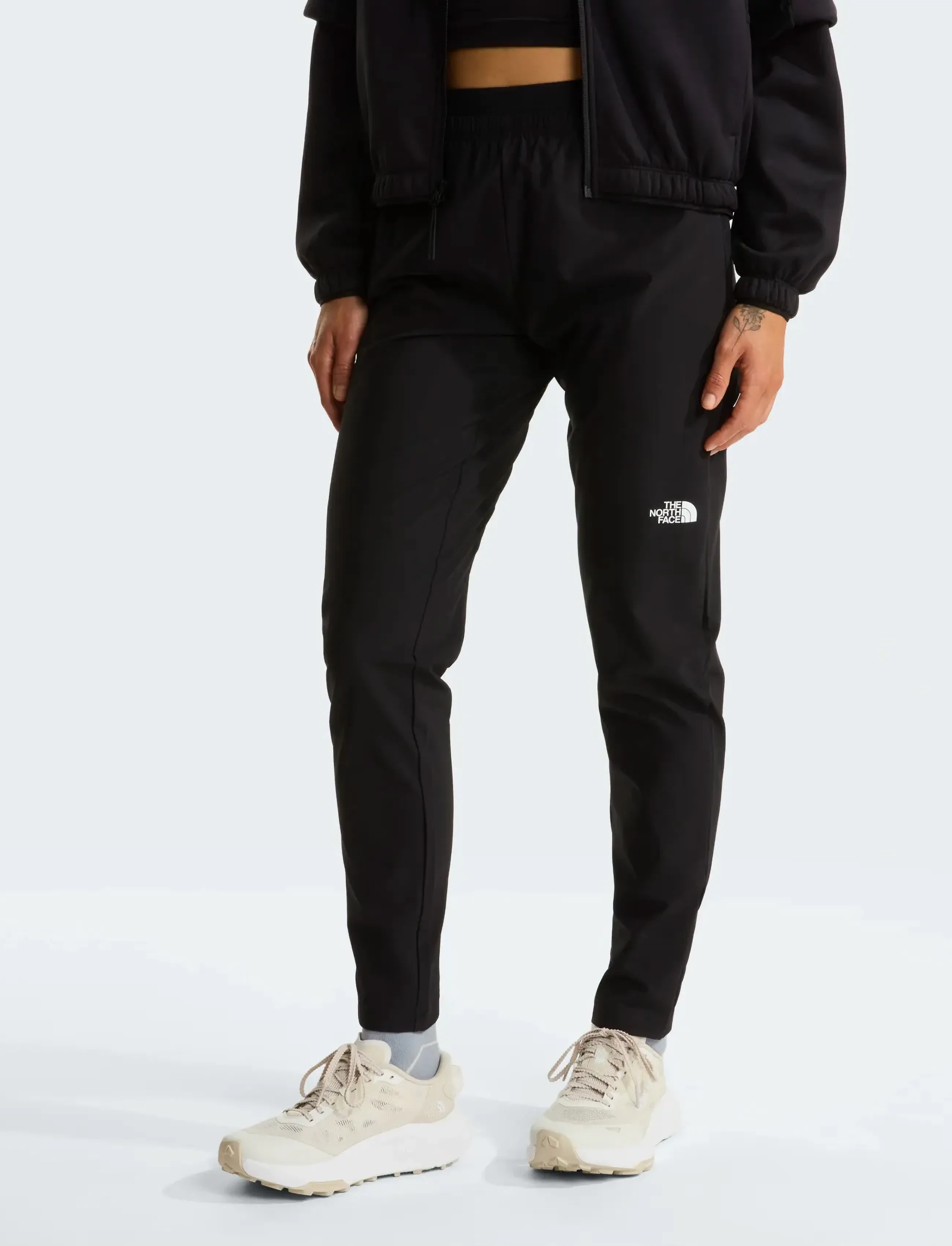The North Face W FLEX WOVEN JOGGER - Püksid - TNF BLACK / black