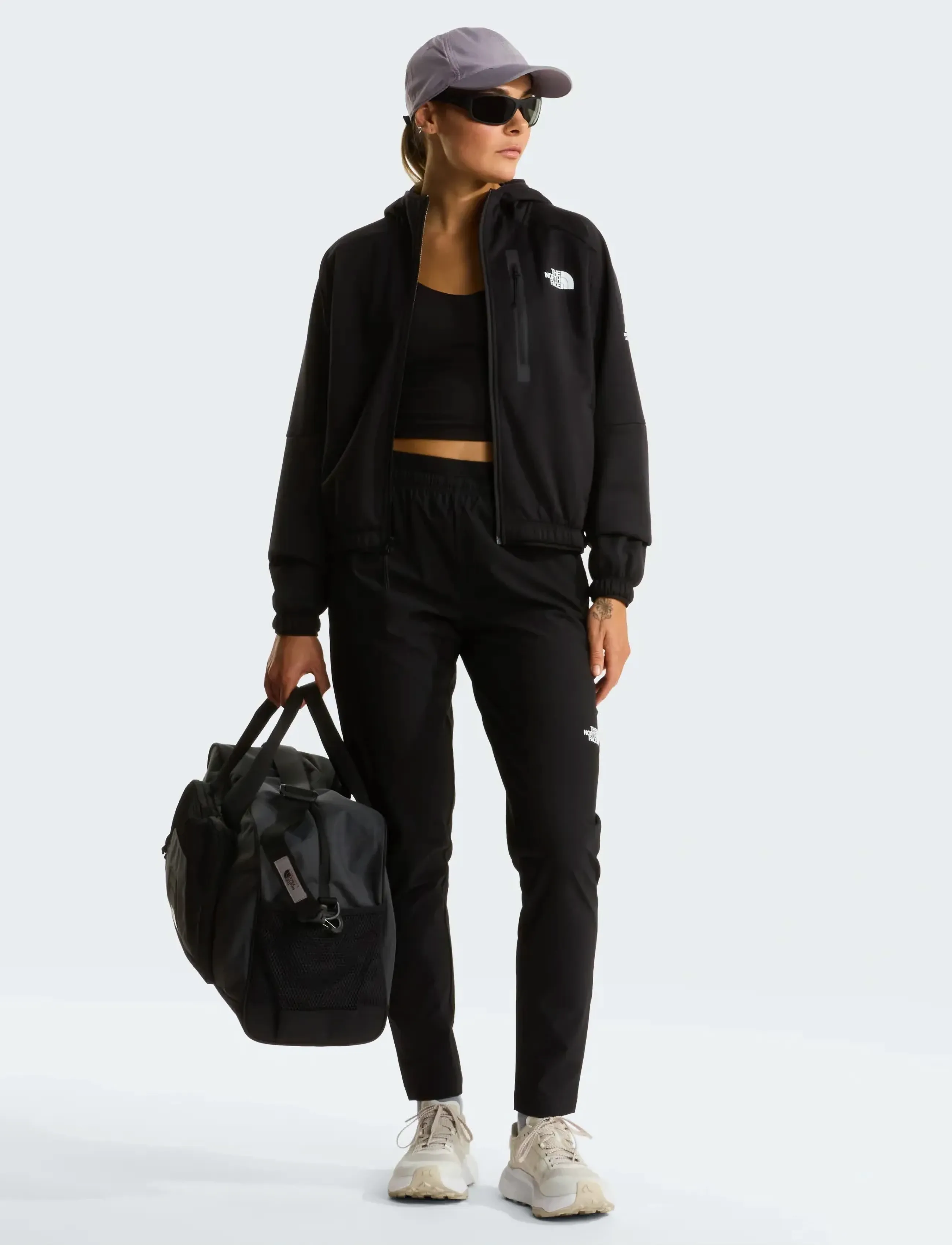 The North Face - W FLEX WOVEN JOGGER - sportbroek - tnf black - 4
