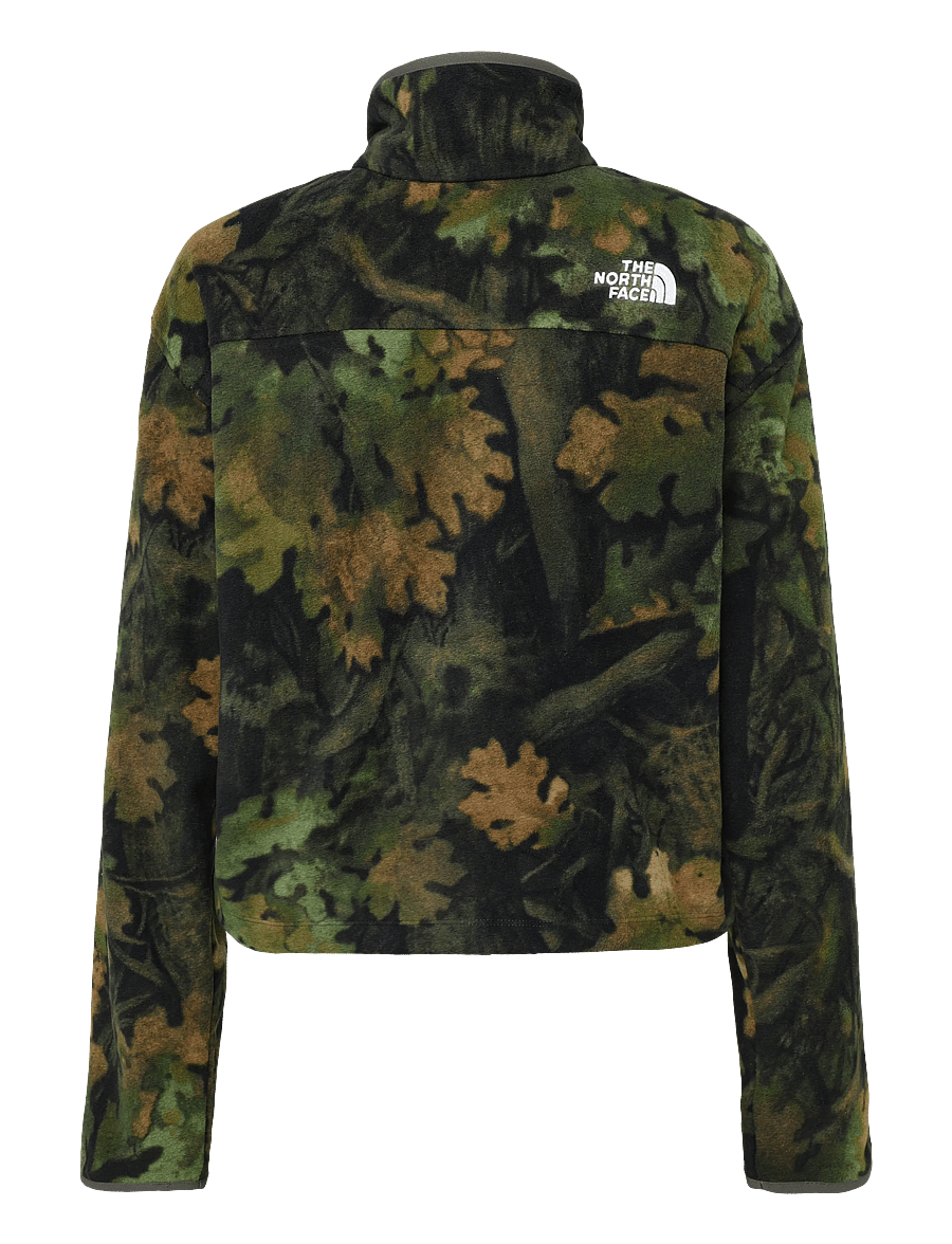 The North Face - M NOVELTY LOGO GLACIER 1/4 ZIP - PRINT - fleece og mellemlag - new taupe green yosemit - 2