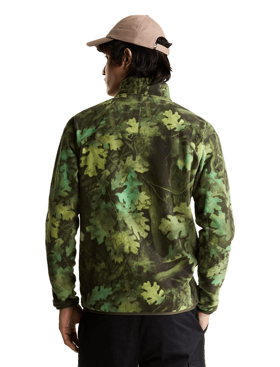 The North Face - M NOVELTY LOGO GLACIER 1/4 ZIP - PRINT - fleece og mellemlag - new taupe green yosemit - 3