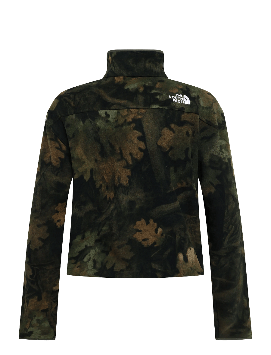 The North Face - W NOVELTY LOGO GLACIER 1/4 ZIP - PRINT - Överdelar - woodland green yosemite - 2