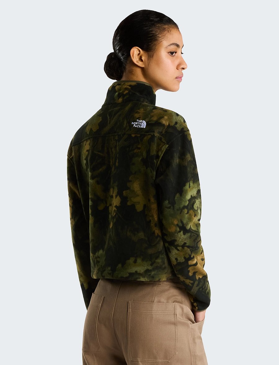 The North Face - W NOVELTY LOGO GLACIER 1/4 ZIP - PRINT - Överdelar - woodland green yosemite - 5