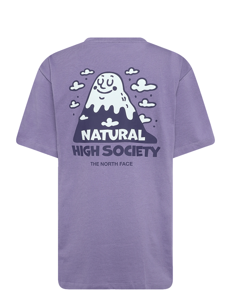 The North Face - U NAT HIGH SOCIETY RLX SS TEE-GRAPHIC - oberteile & t-shirts - grounded plum - 2
