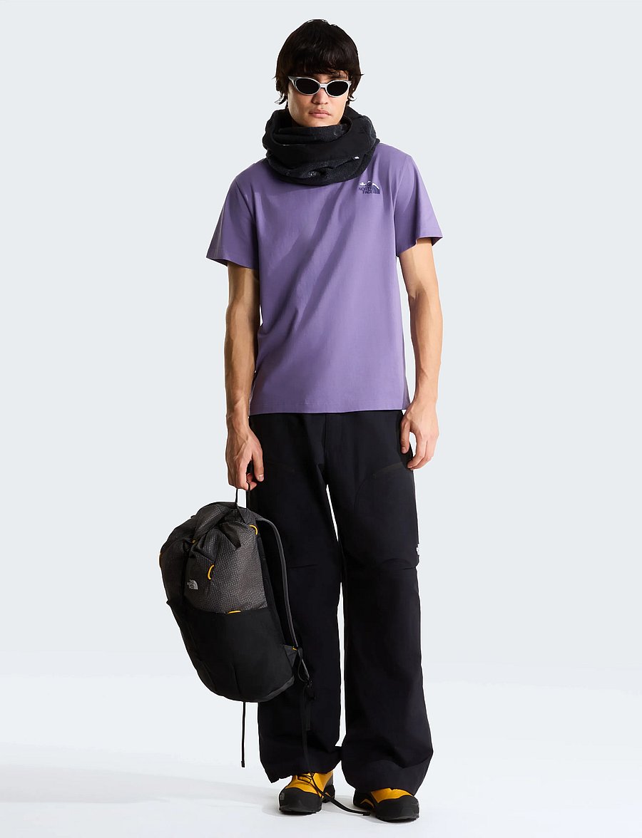 The North Face - U NAT HIGH SOCIETY RLX SS TEE-GRAPHIC - oberteile & t-shirts - grounded plum - 3
