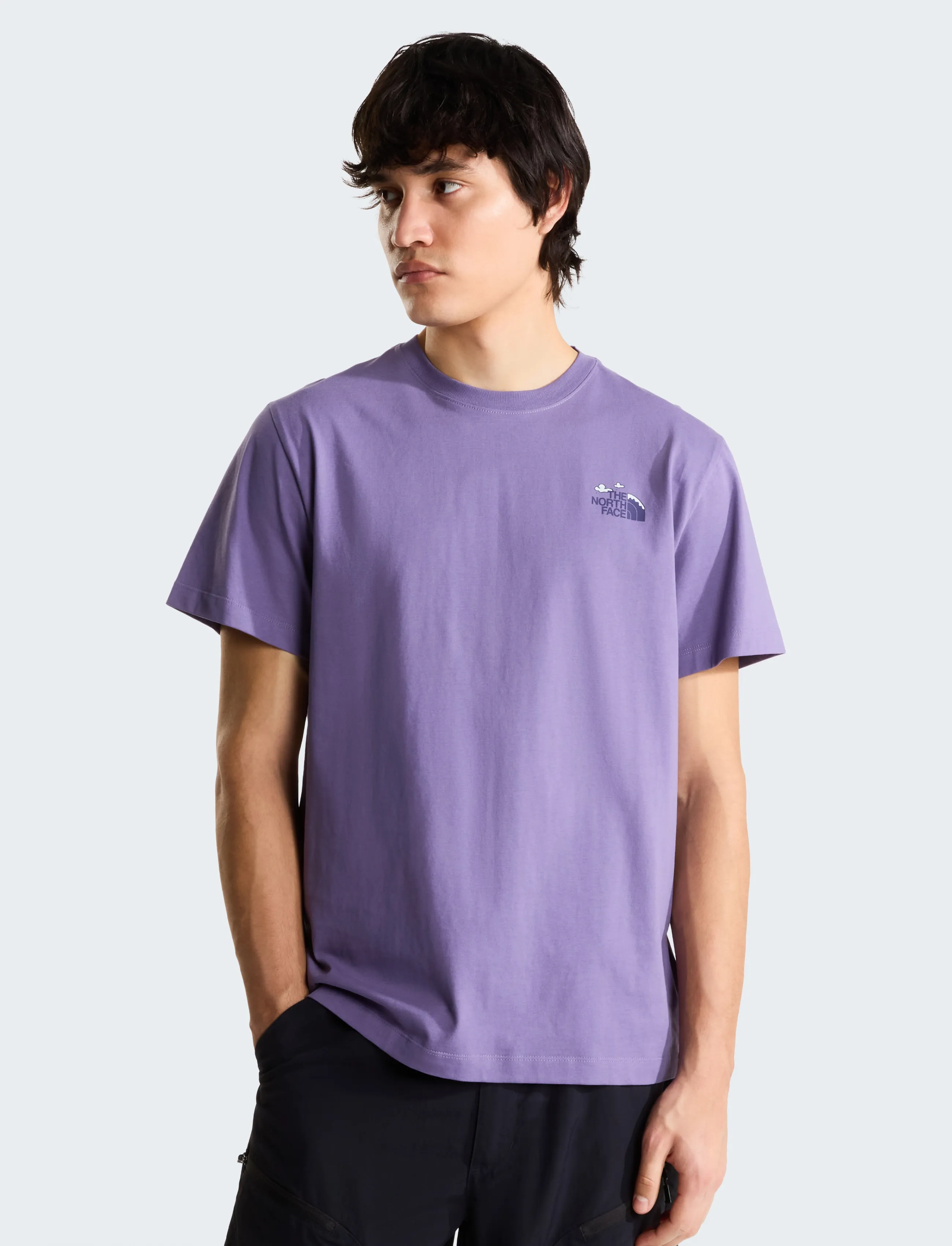 The North Face - U NAT HIGH SOCIETY RLX SS TEE-GRAPHIC - oberteile & t-shirts - grounded plum - 4