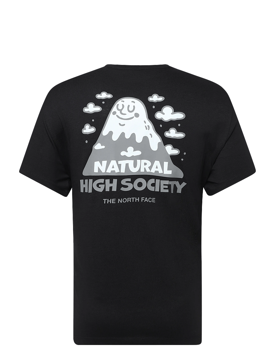 The North Face - U NAT HIGH SOCIETY RLX SS TEE-GRAPHIC - t-shirts - tnf black - 2