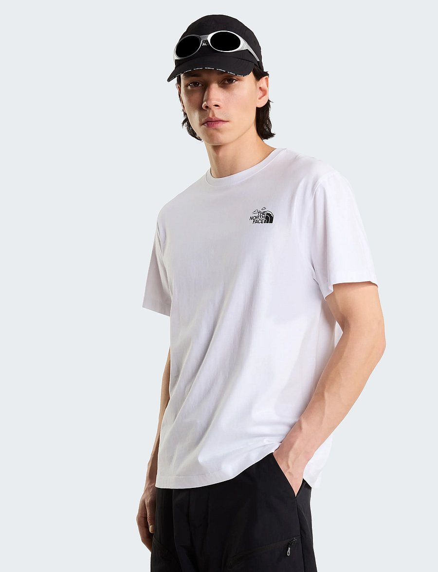 The North Face - U NAT HIGH SOCIETY RLX SS TEE-GRAPHIC - t-shirts - tnf white - 3
