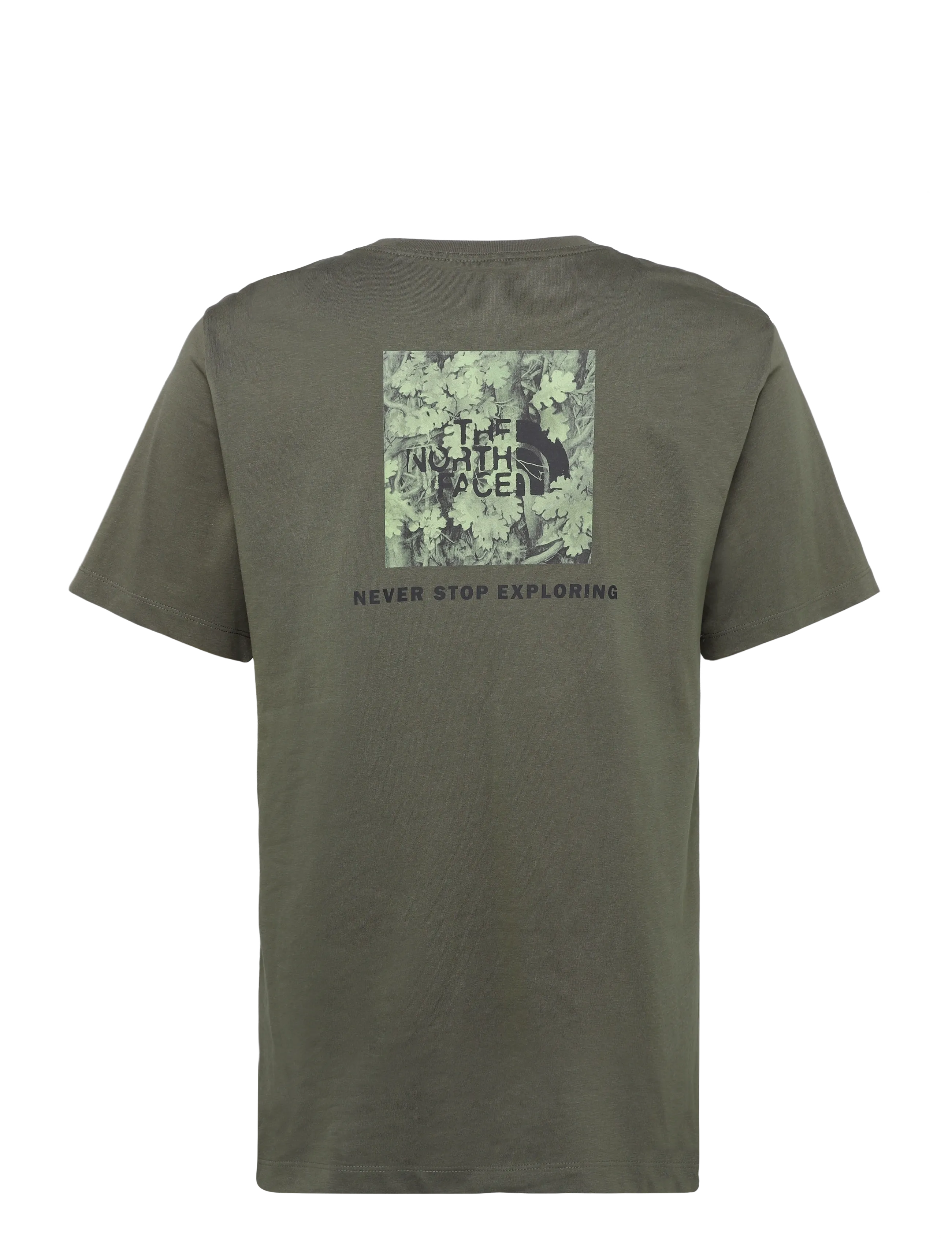 The North Face - M YOSEMITE OAK BOX NSE REGULAR SS TEE - new taupe green - 2