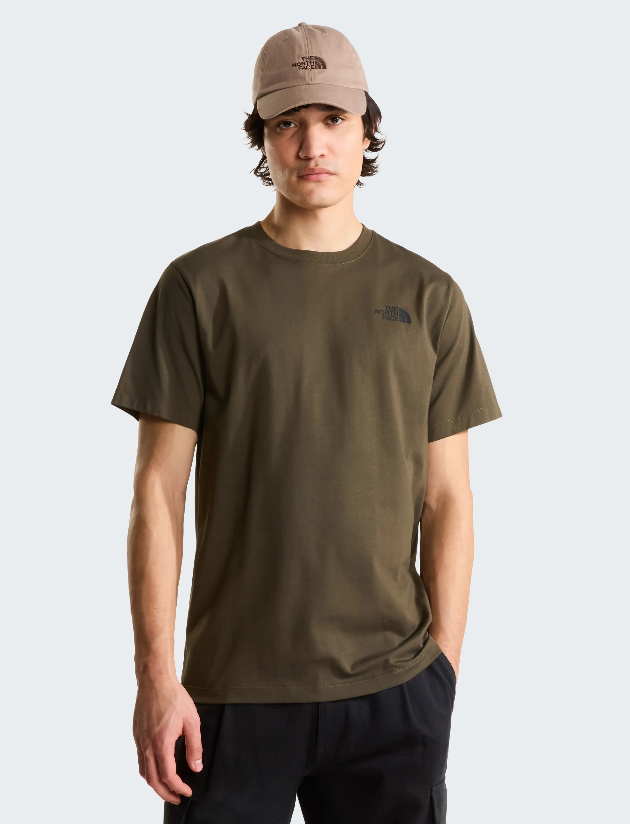 The North Face - M YOSEMITE OAK BOX NSE REGULAR SS TEE - new taupe green - 3