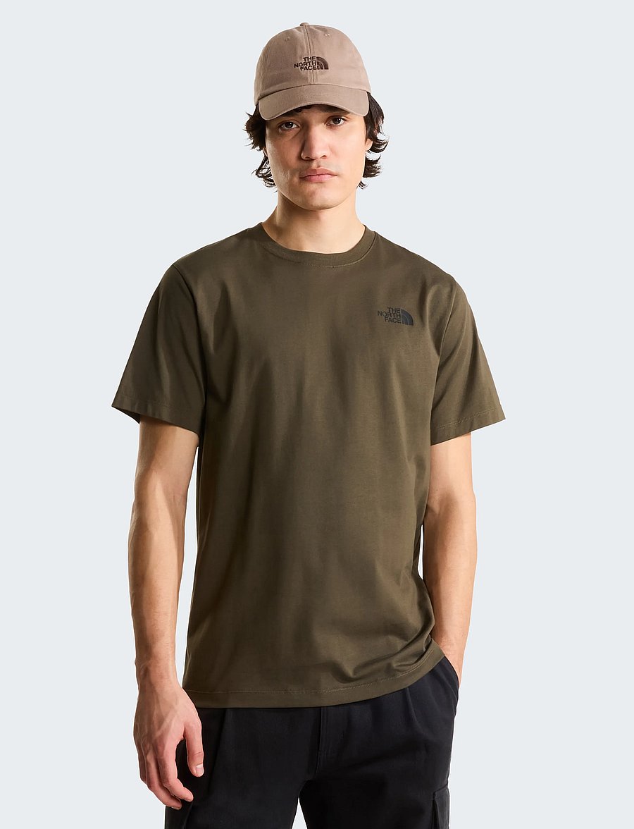 The North Face - M YOSEMITE OAK BOX NSE REGULAR SS TEE - alussärgid ja t-särgid - new taupe green - 3
