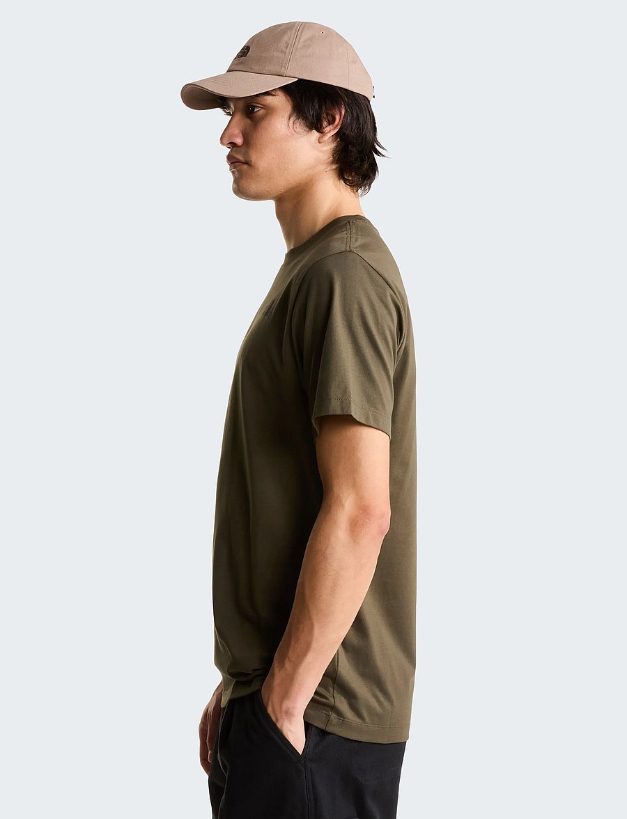 The North Face - M YOSEMITE OAK BOX NSE REGULAR SS TEE - alussärgid ja t-särgid - new taupe green - 5