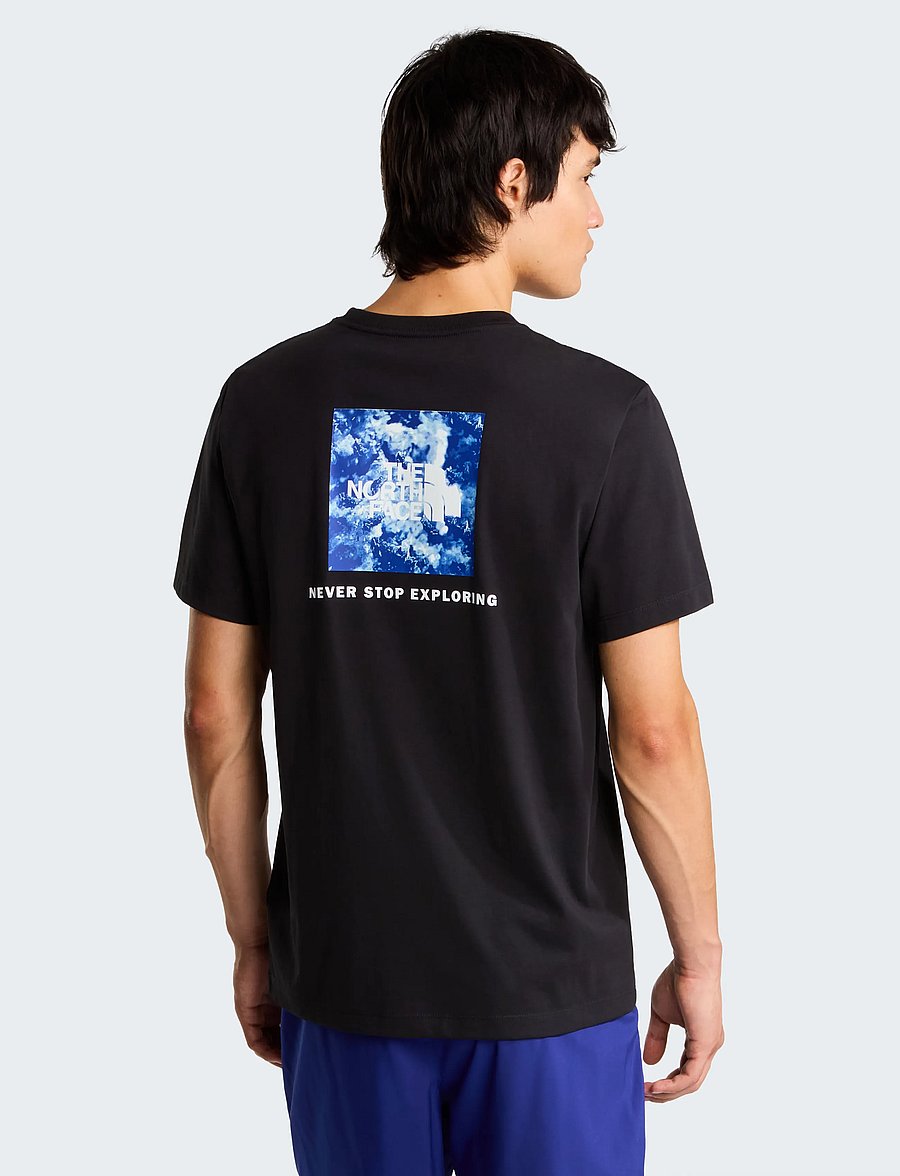 The North Face - M GRANITIC ROCK BOX NSE REGULAR SS TEE - tops & t-shirts - tnf black - 0