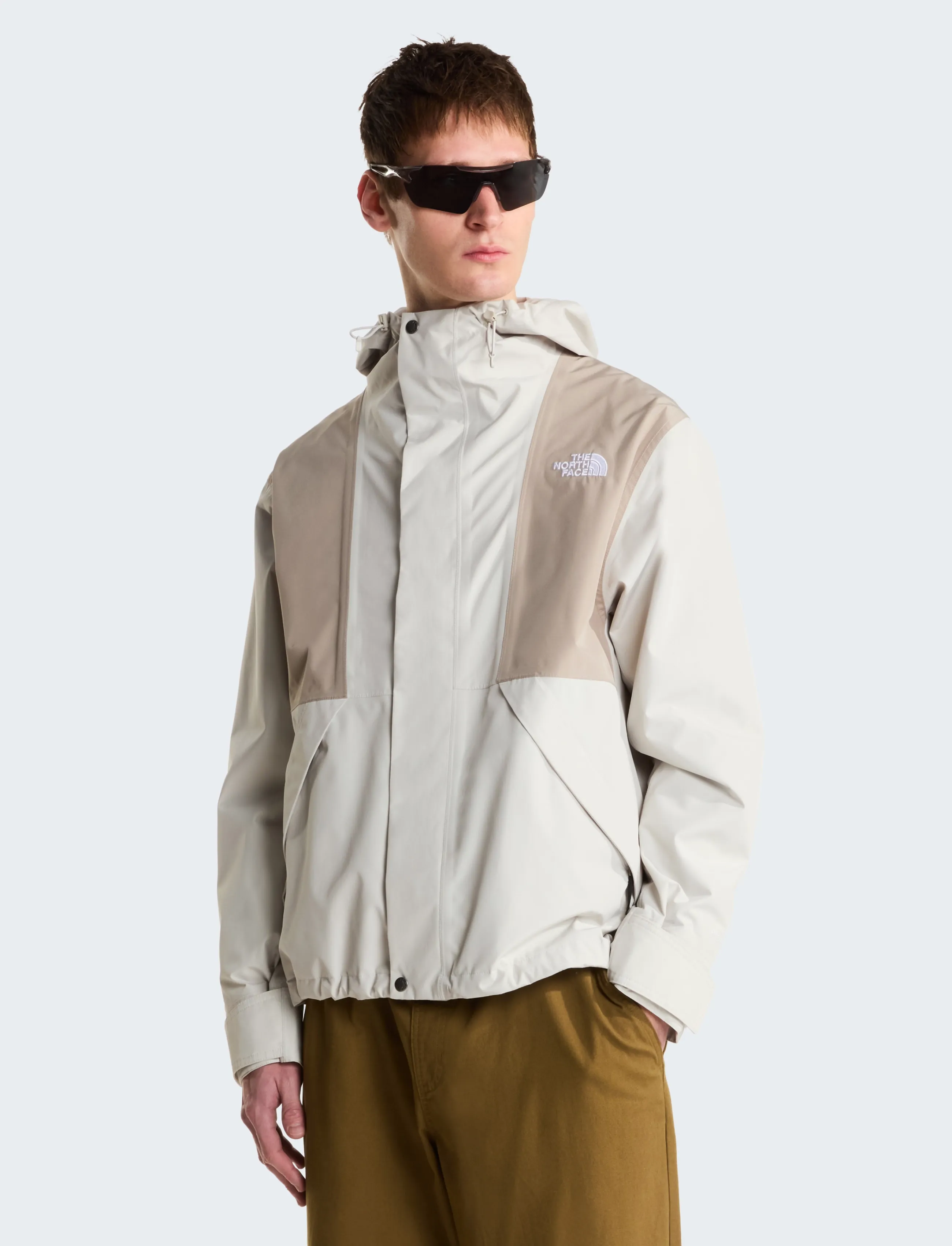 The North Face M REIGN ON 2.0 JACKET - Regnkläder - CUMULUS CLOUD/STONE SLA / grey