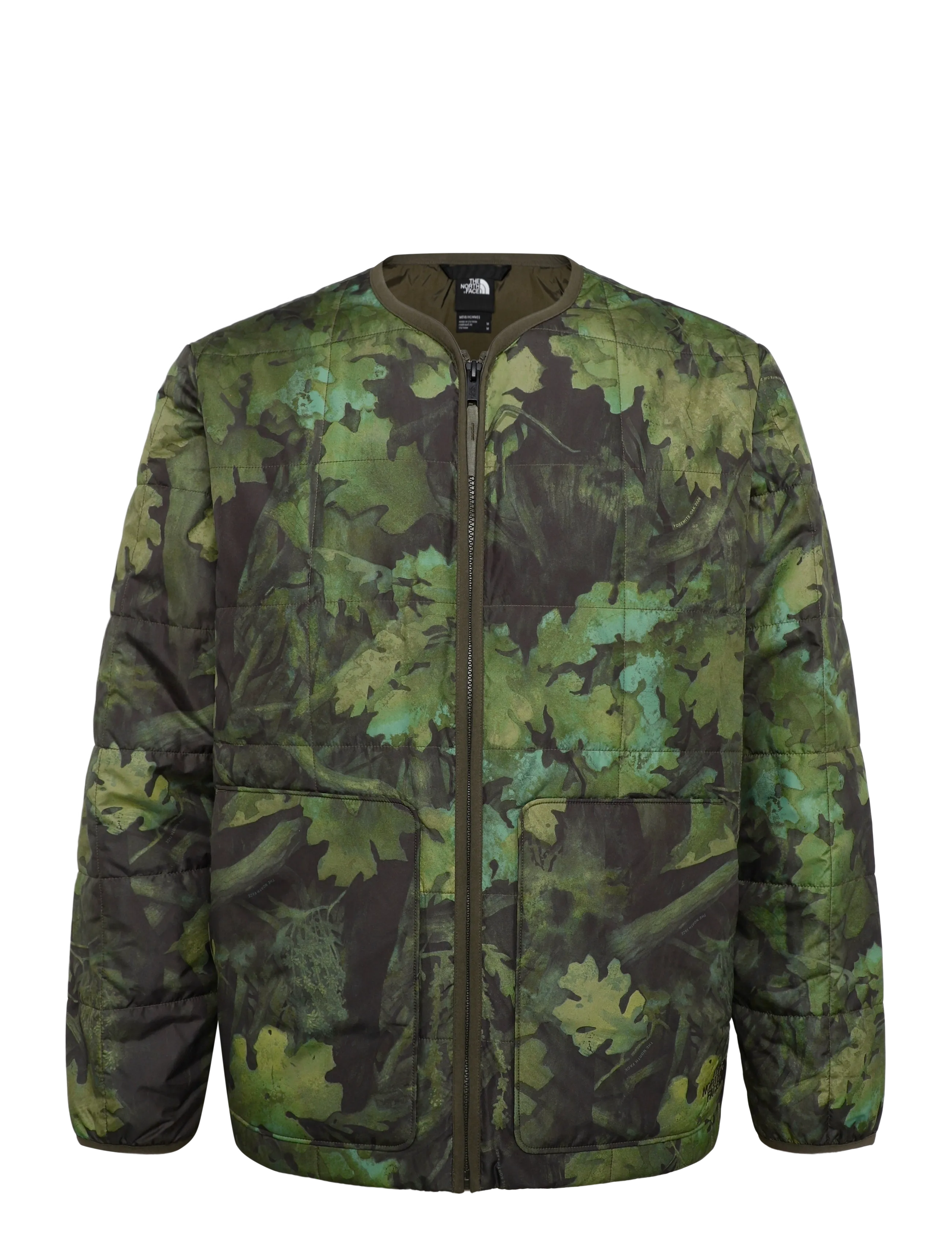 The North Face M LHOTSE LT INSULATED JACKET -PRINT - Tøj - NEW TAUPE GREEN YOSEMIT / khaki/green