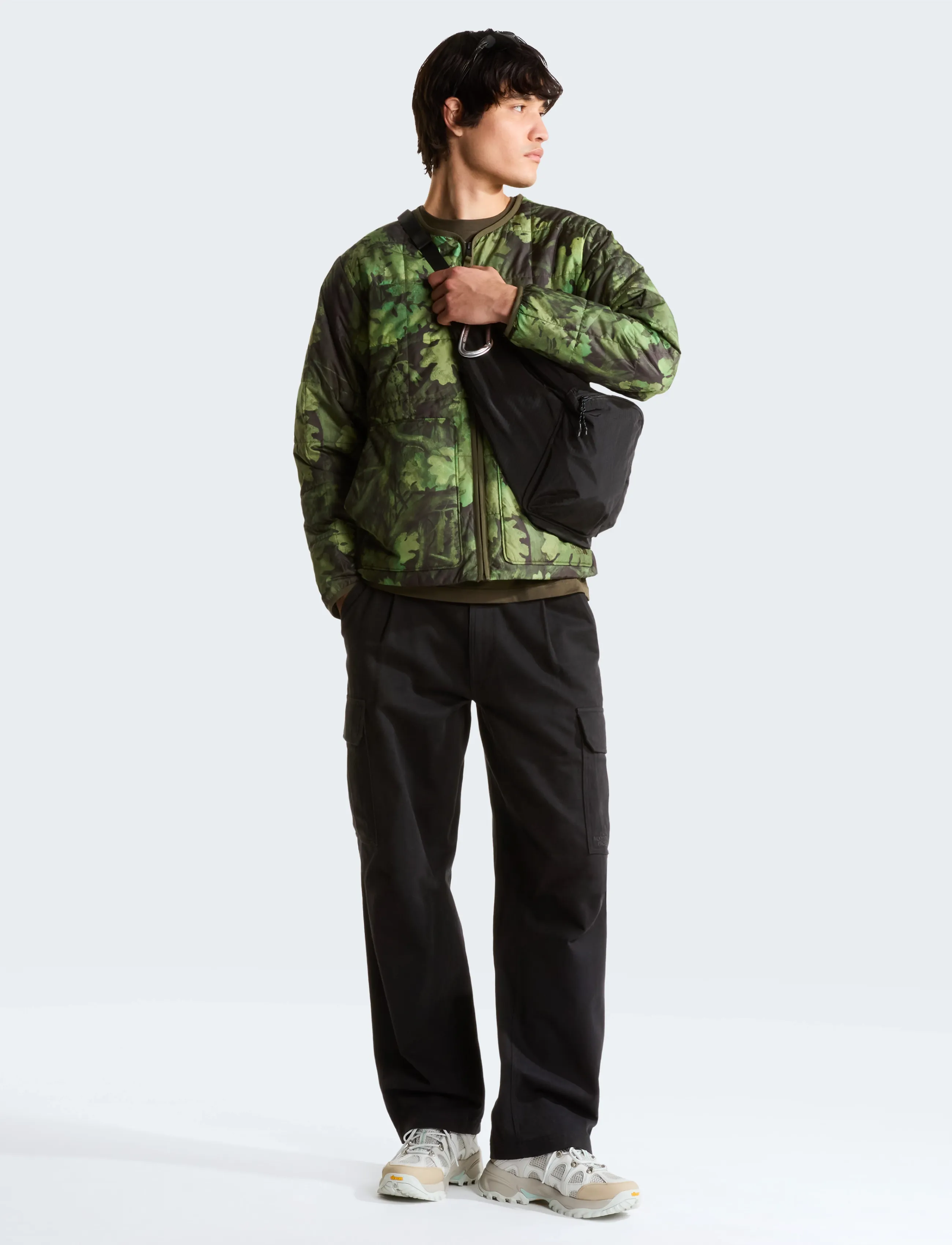 The North Face - M LHOTSE LT INSULATED JACKET -PRINT - dunjakker - new taupe green yosemit - 3