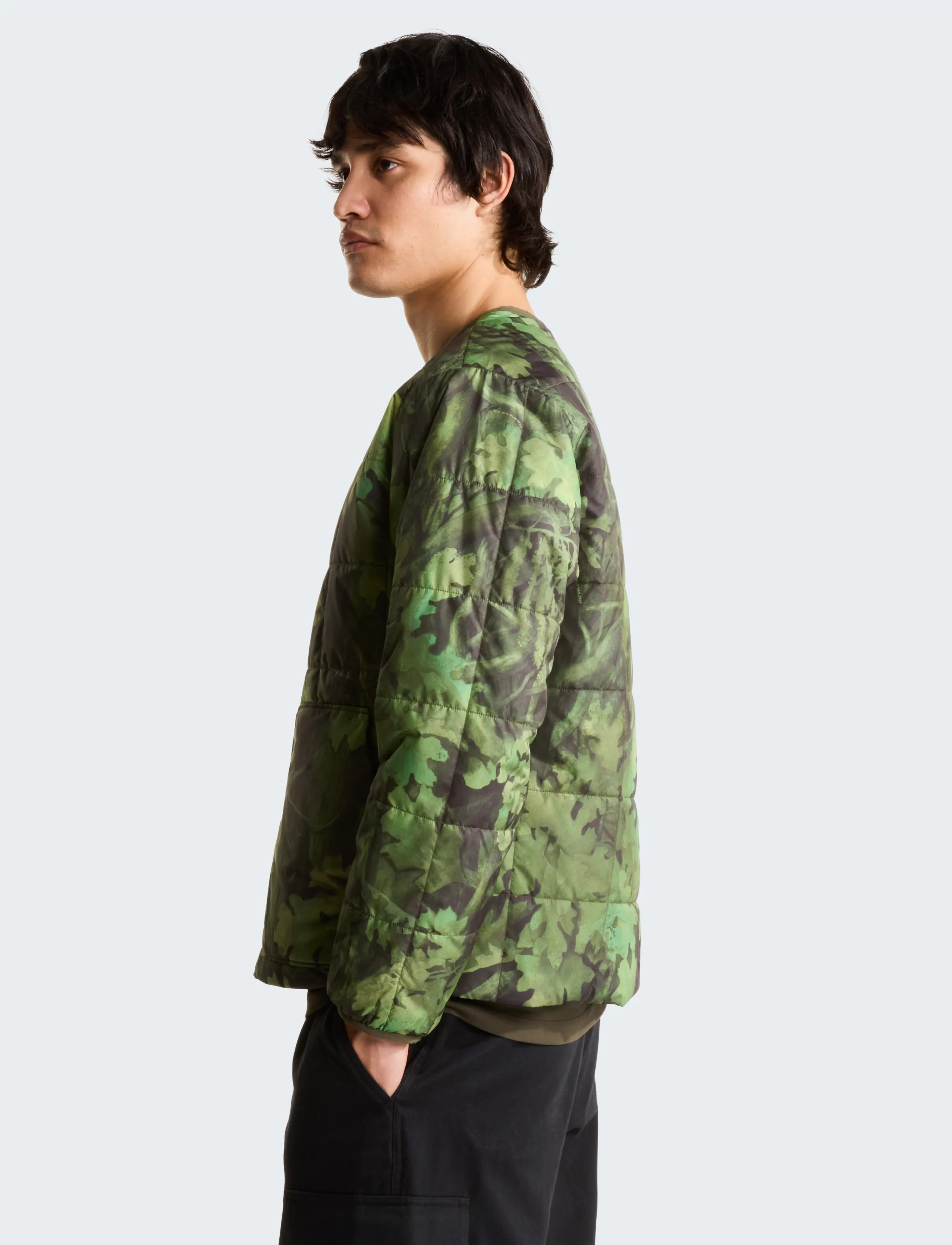 The North Face - M LHOTSE LT INSULATED JACKET -PRINT - dunjakker - new taupe green yosemit - 4
