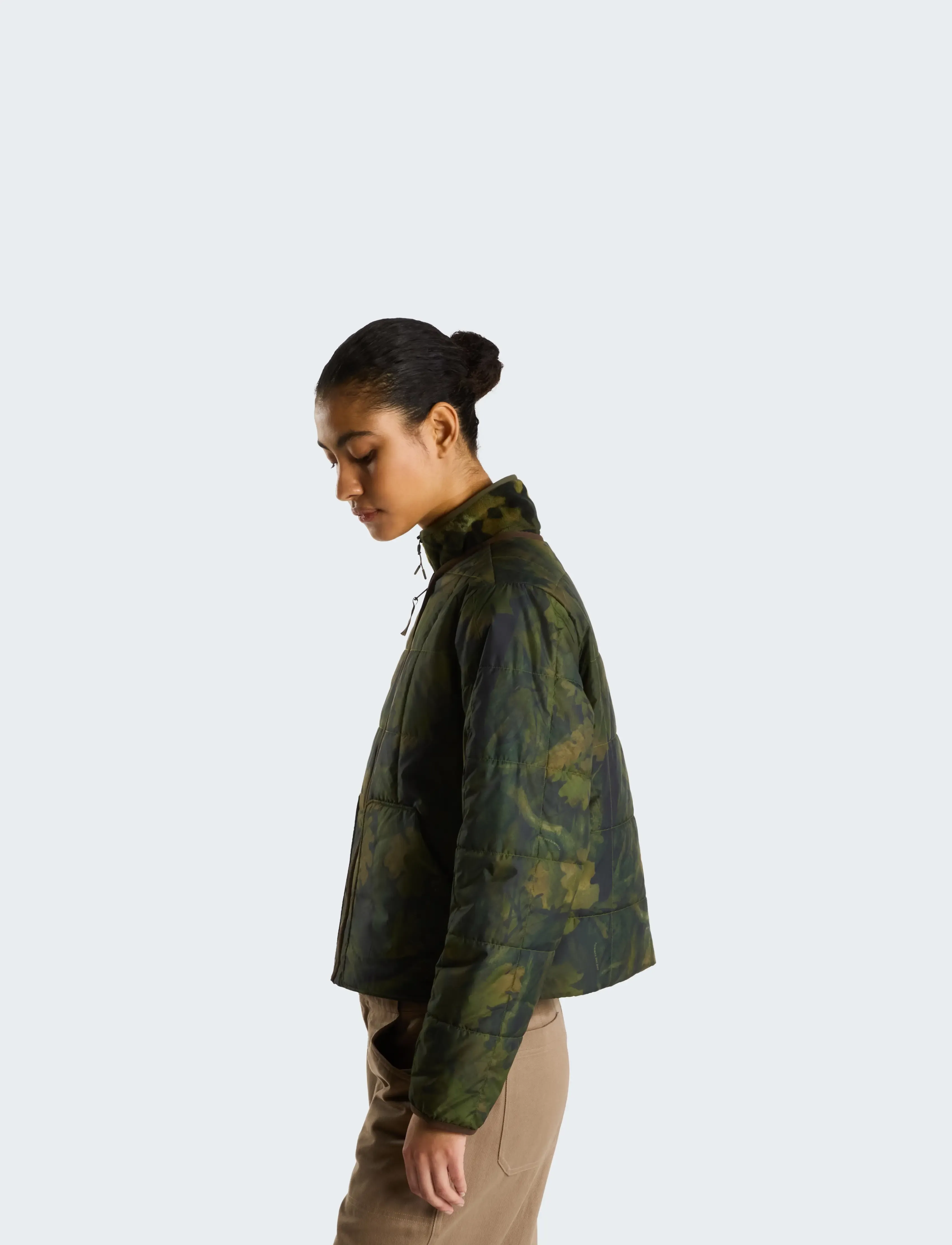 The North Face - W LHOTSE LT INSULATED JACKET -PRINT - woodland green yosemite - 4