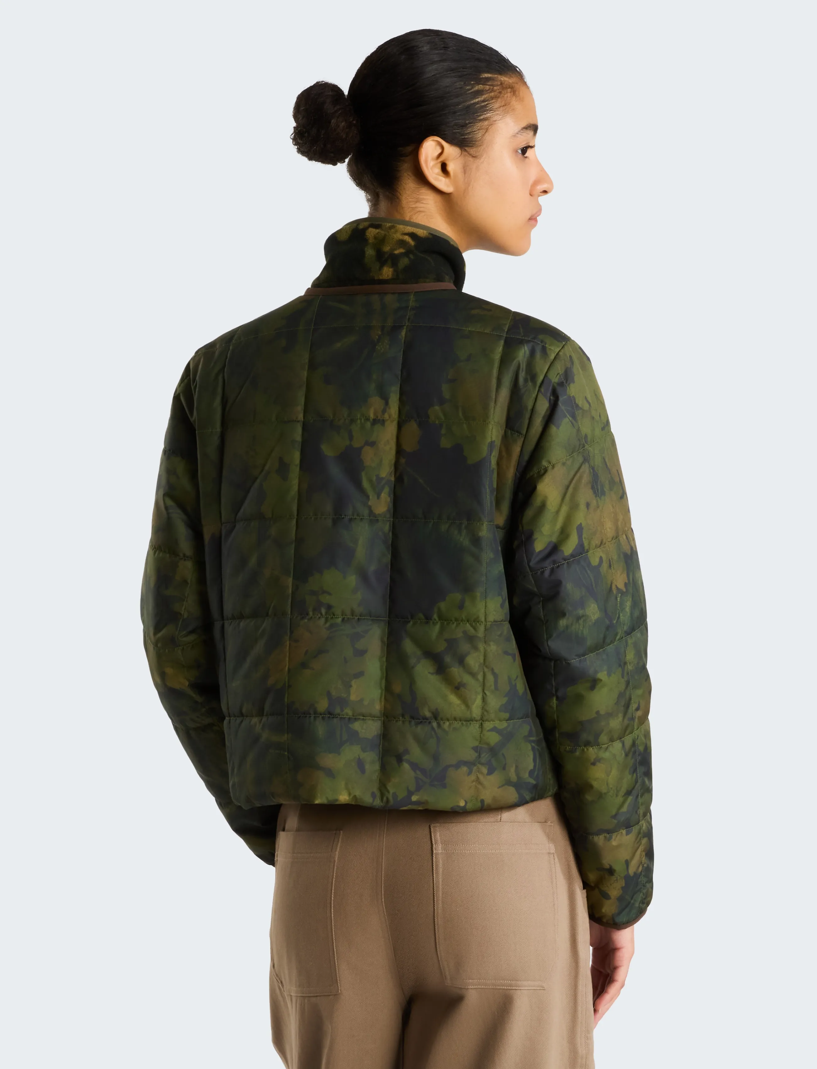 The North Face - W LHOTSE LT INSULATED JACKET -PRINT - woodland green yosemite - 5