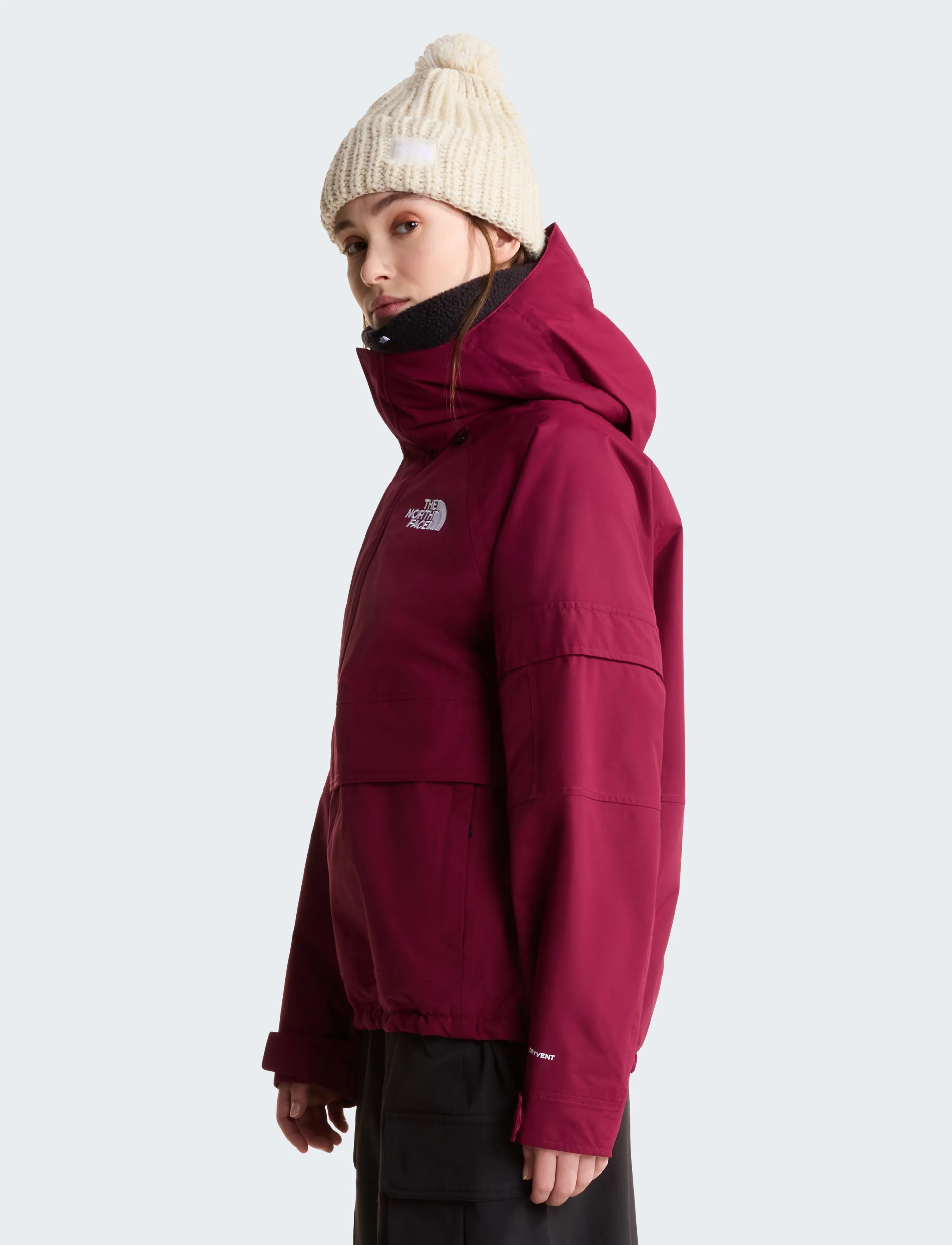 The North Face - W EVRYDAY ANORAK - skidkläder - burgundy crush - 4