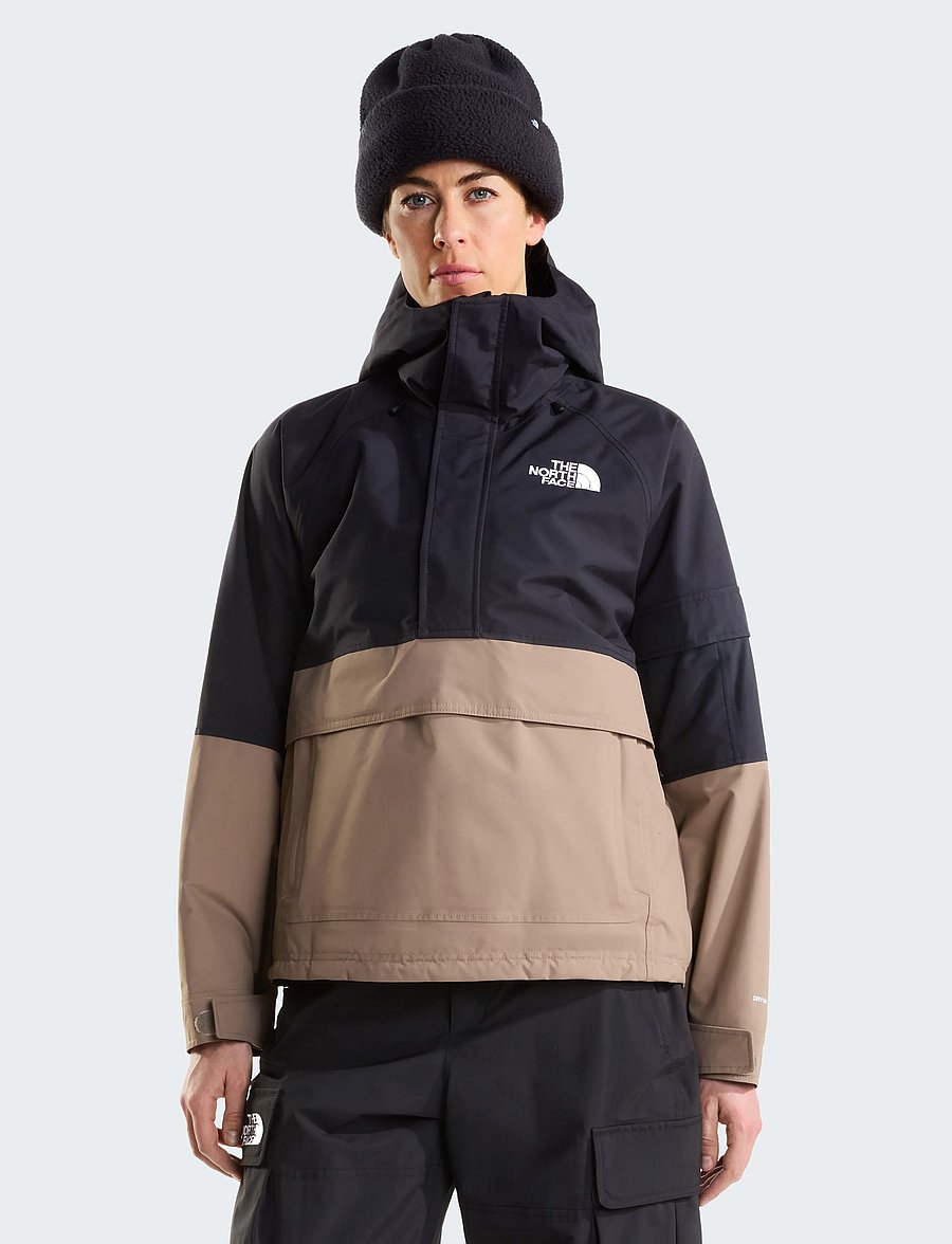 The North Face - W EVRYDAY ANORAK - skidkläder - garnet/tnf black - 0
