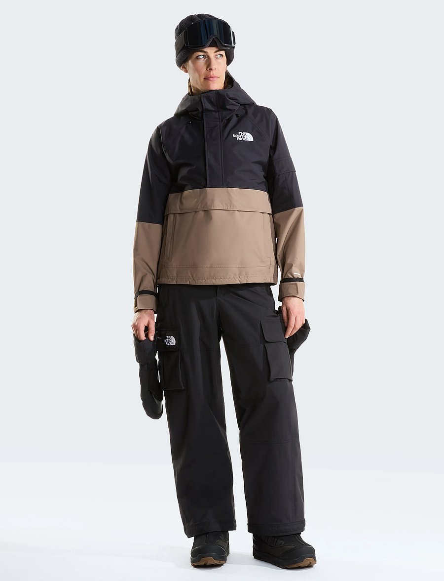 The North Face - W EVRYDAY ANORAK - skidkläder - garnet/tnf black - 3