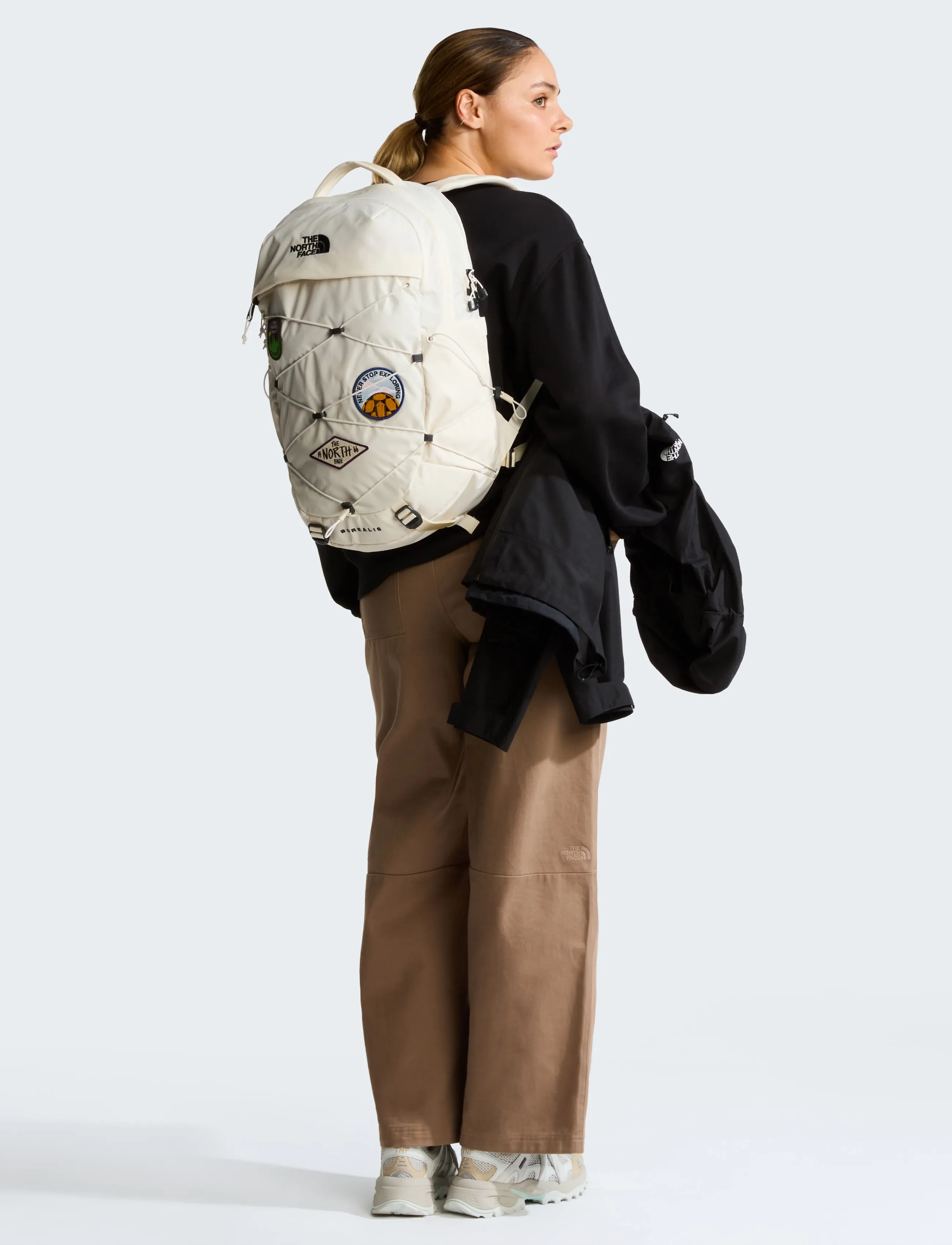 The North Face - W BOREALIS PATCH - sporttaschen - white dune/patch - 5