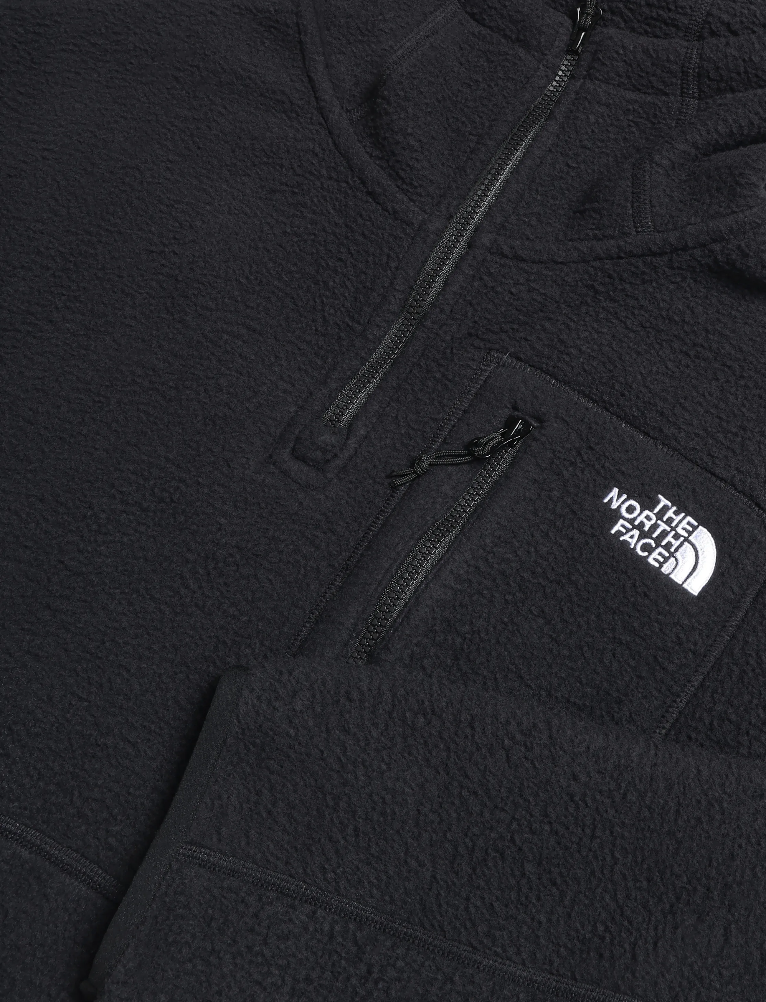 The North Face - W YUMIORI 1/4 ZIP HOOD NOVELTY - huvtröjor - tnf black - 5