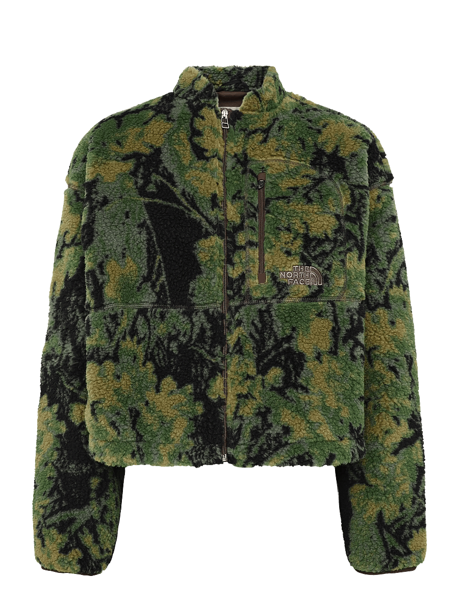The North Face - W EXTREME PILE 2 FZ JACKET -PRINT - friluftsjakker - woodland green yosemite - 1