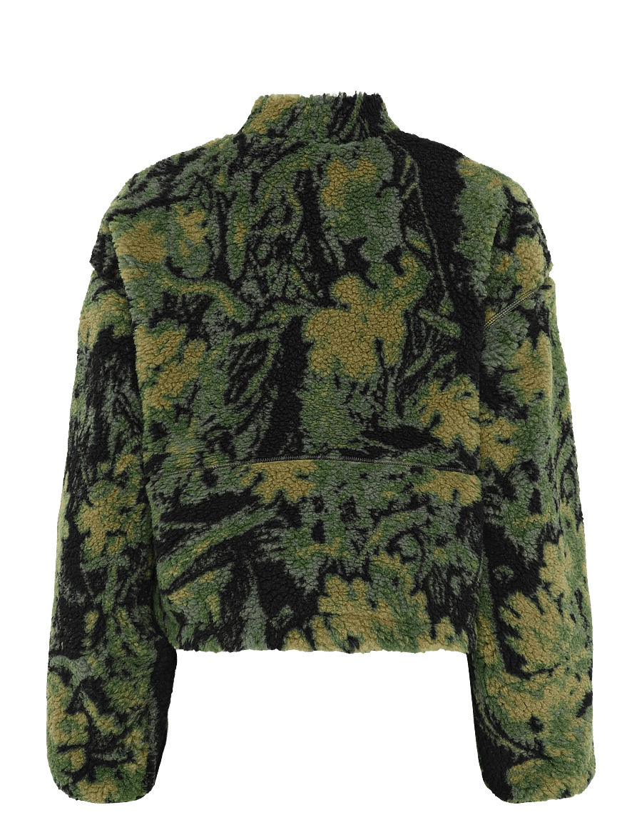 The North Face - W EXTREME PILE 2 FZ JACKET -PRINT - friluftsjakker - woodland green yosemite - 2