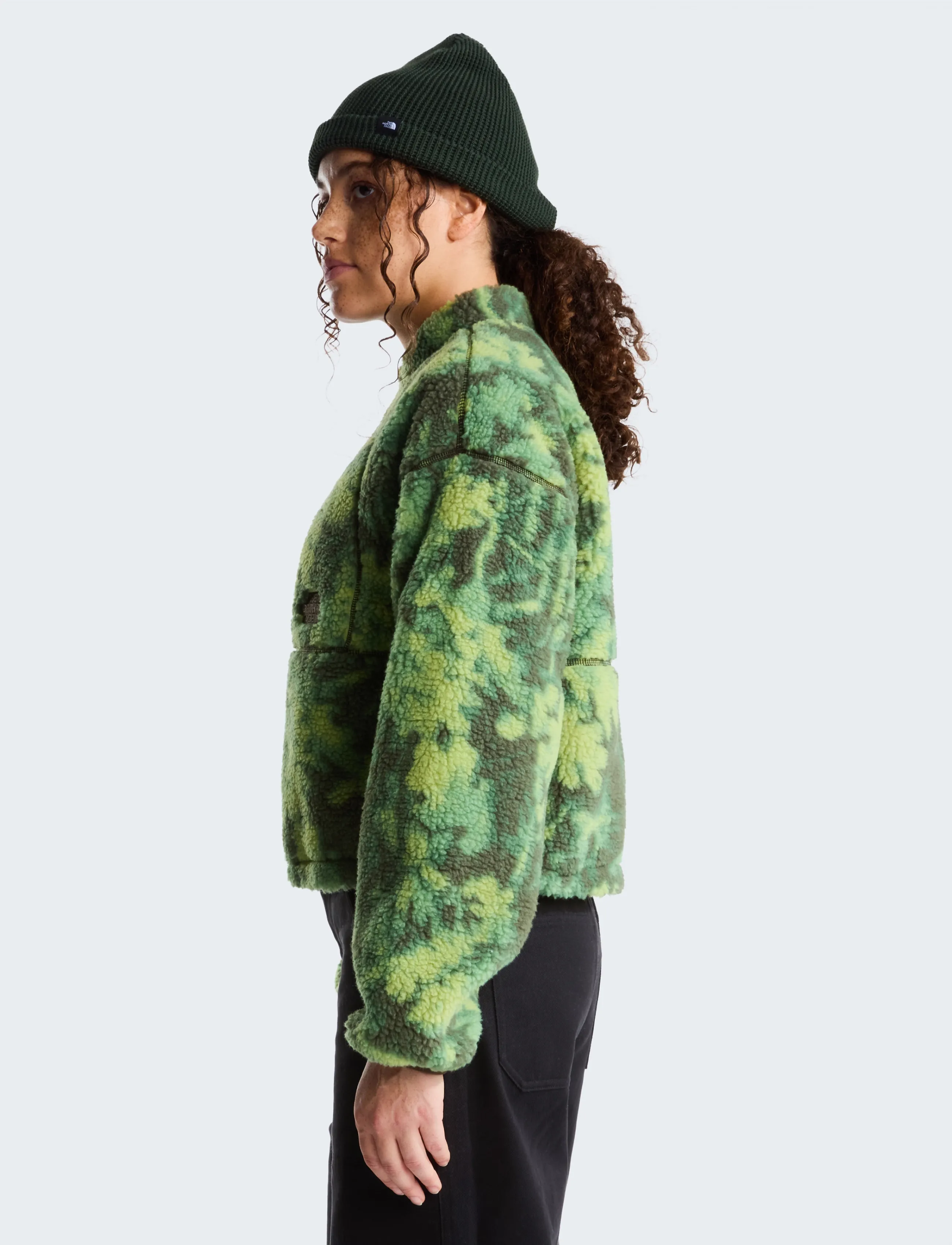 The North Face - W EXTREME PILE 2 FZ JACKET -PRINT - woodland green yosemite - 4
