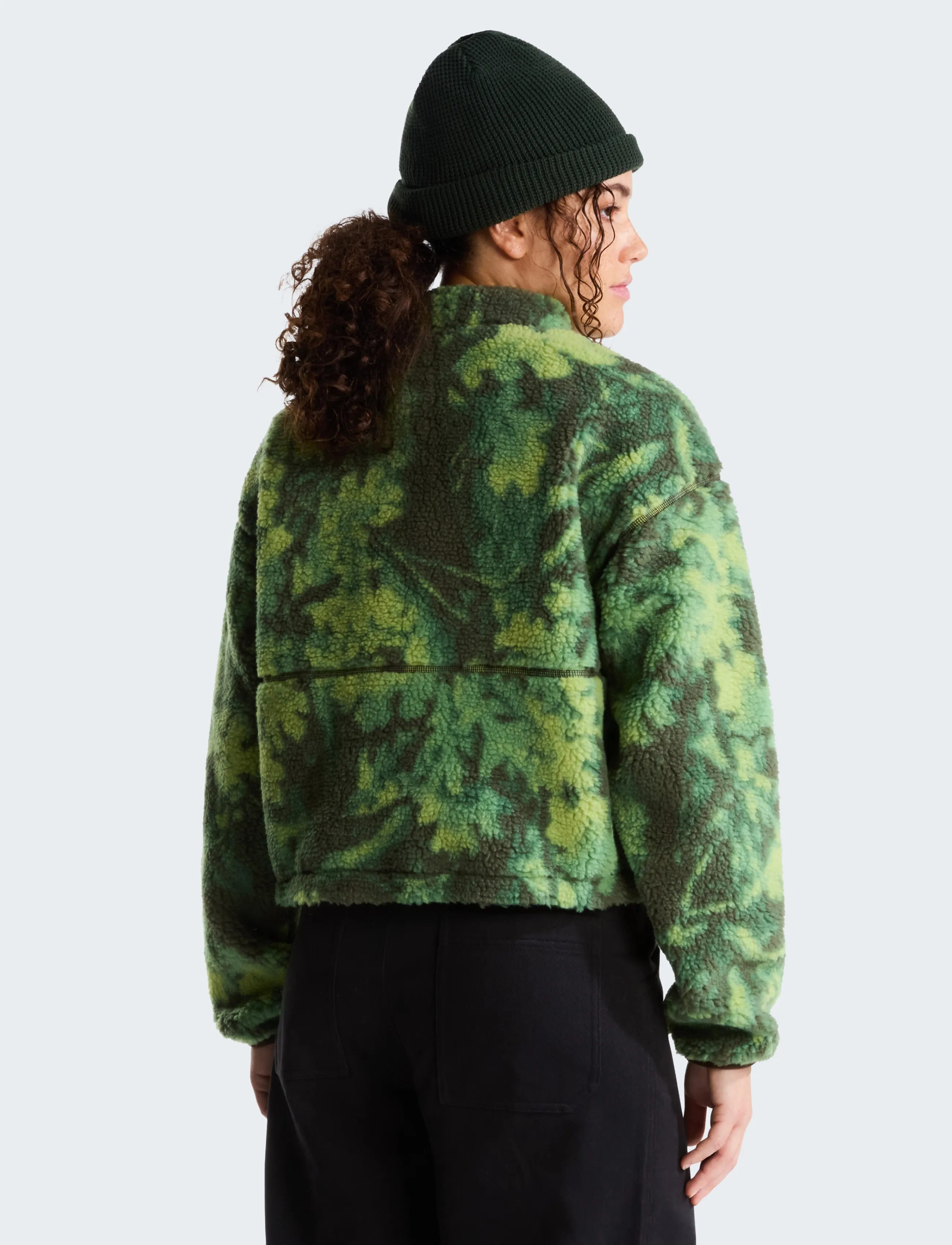 The North Face - W EXTREME PILE 2 FZ JACKET -PRINT - woodland green yosemite - 5
