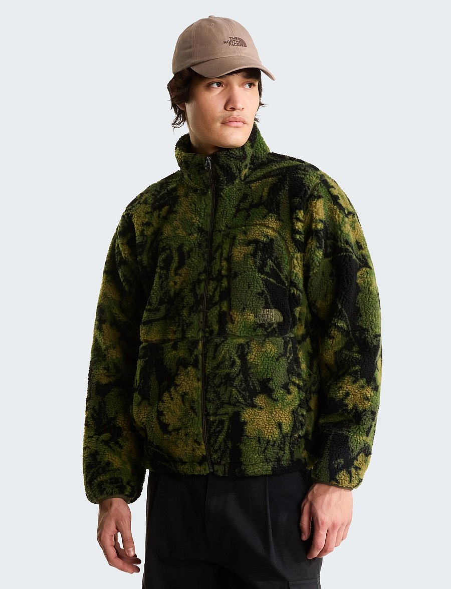 The North Face - M EXTREME PILE 2 FZ JACKET -PRINT - fleece & midlayer - new taupe green yosemit - 0