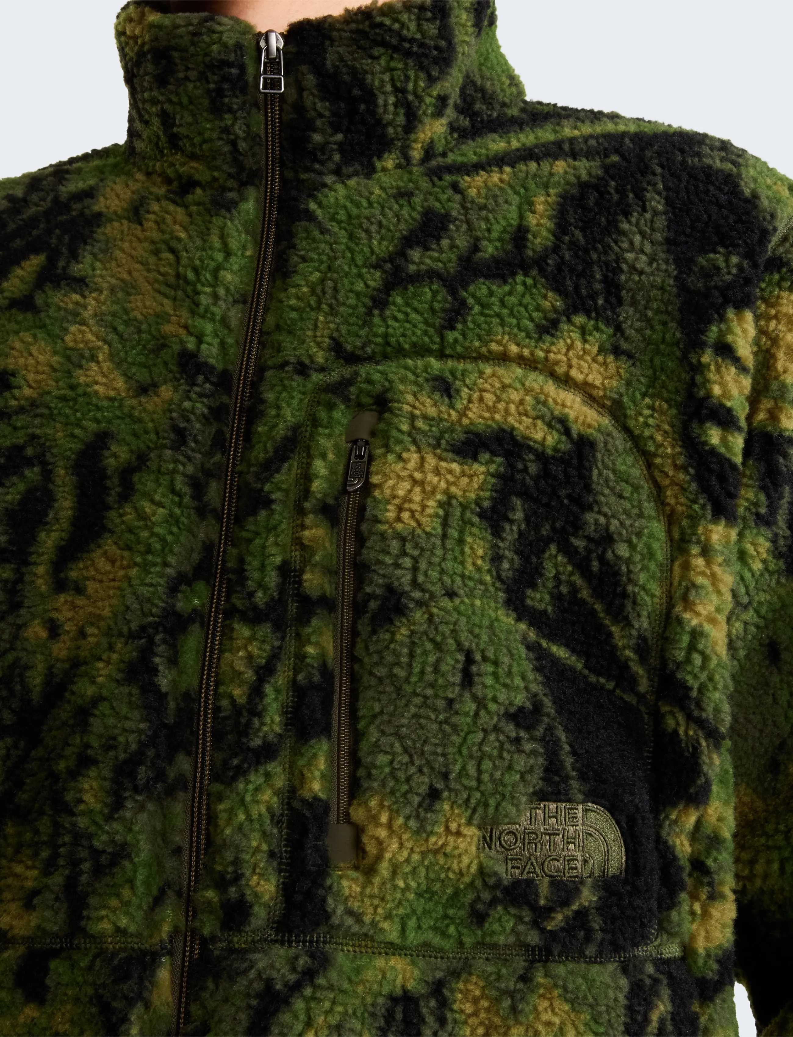 The North Face M EXTREME PILE 2 FZ JACKET -PRINT - Kleidung - NEW TAUPE GREEN YOSEMIT / green