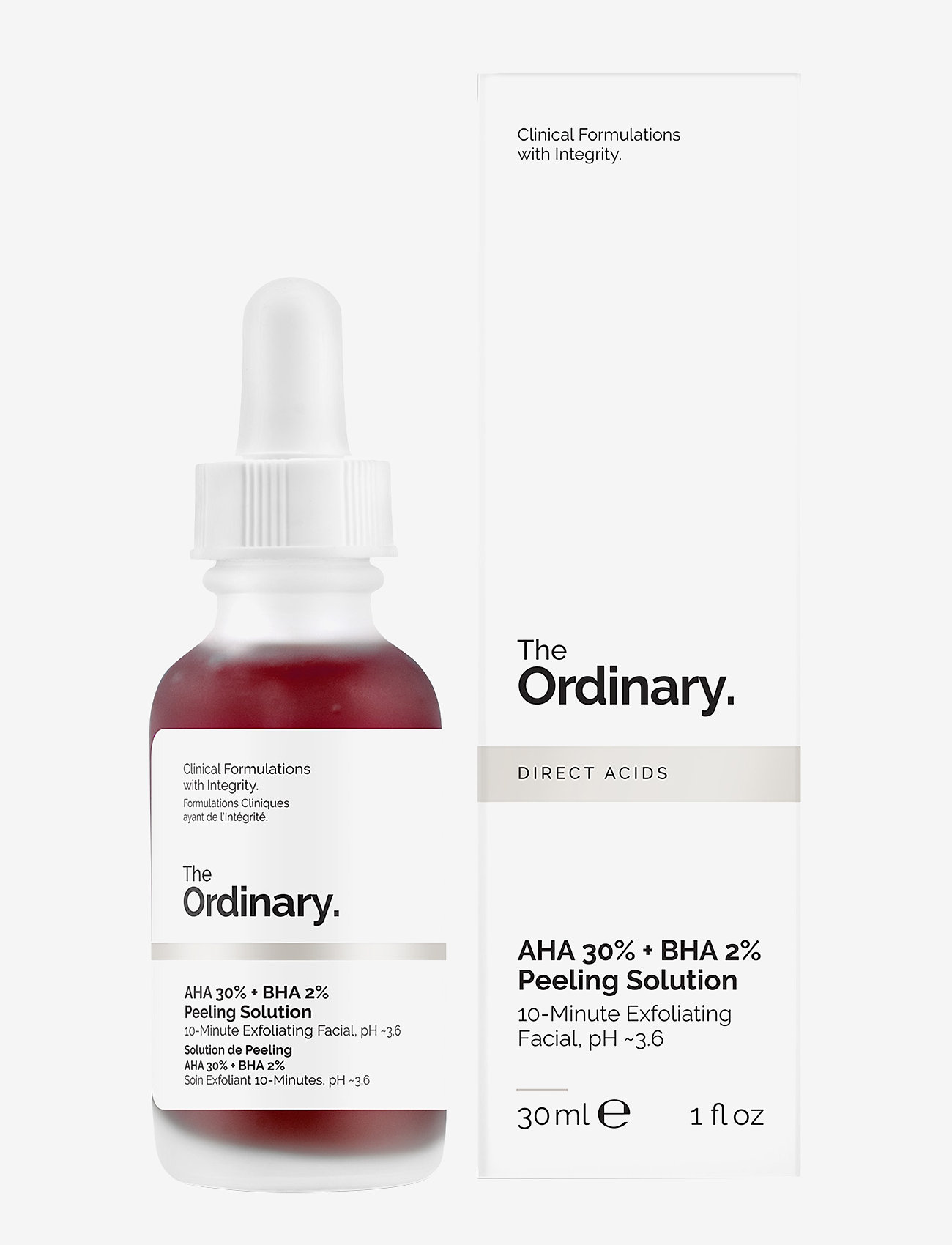 The Ordinary - AHA 30% + BHA 2% Peeling Solution - peeling - clear - 2