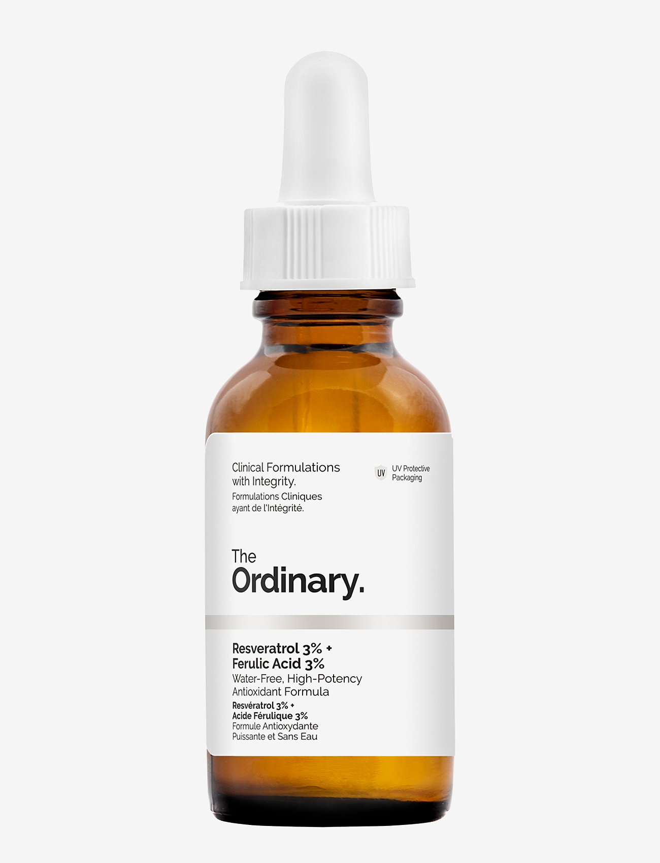 The Ordinary Resveratrol 3% + Ferulic Acid 3% - Hudvård för känslig hud - CLEAR / undefined