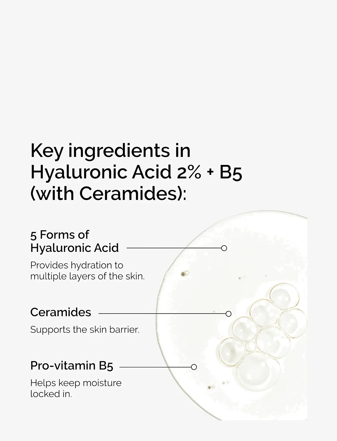 The Ordinary - Hyaluronic Acid 2% + B5 - serum & oljor  - clear - 4