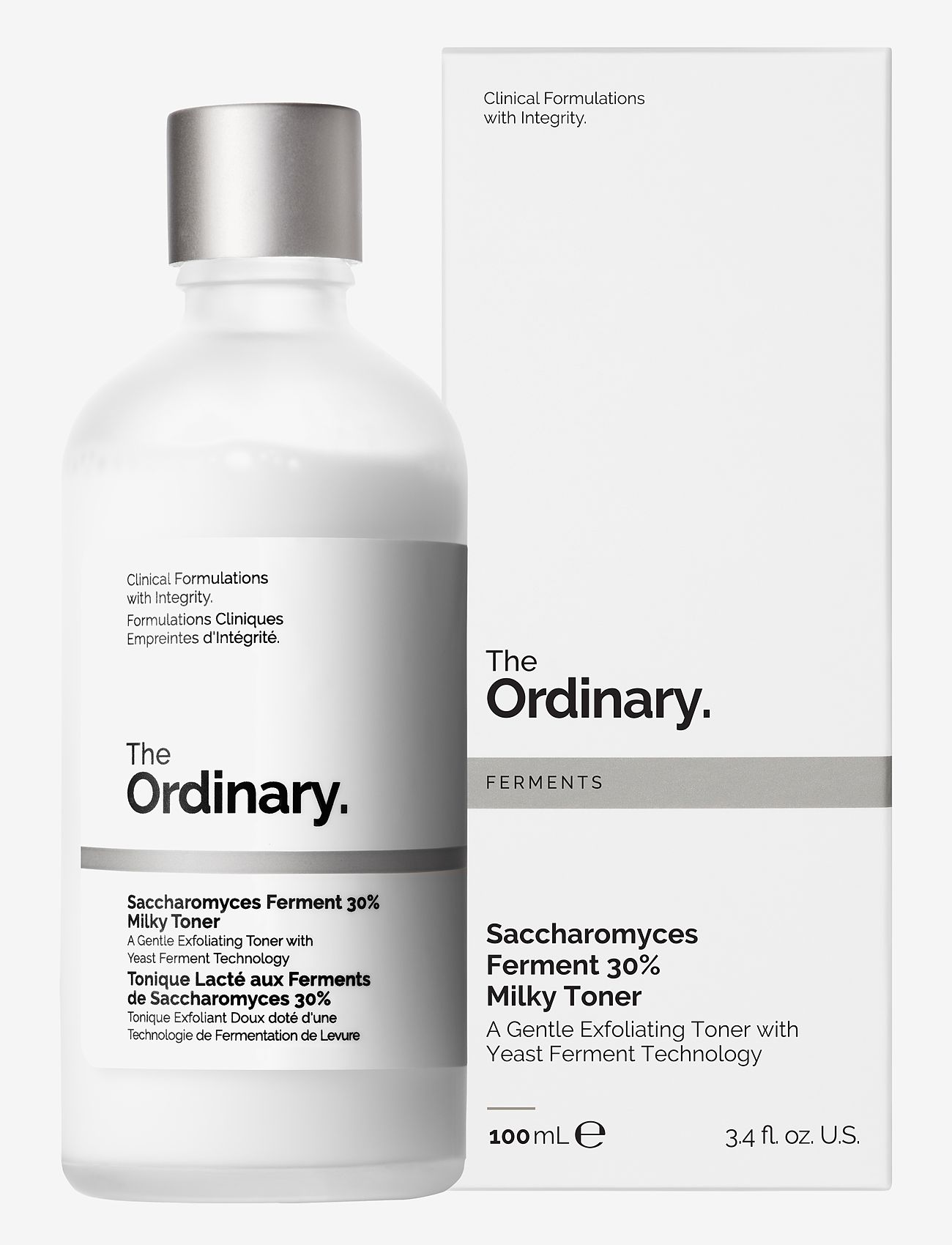 The Ordinary - Saccharomyces Ferment 30% Milky Toners - eksfolierende tonere - clear - 3