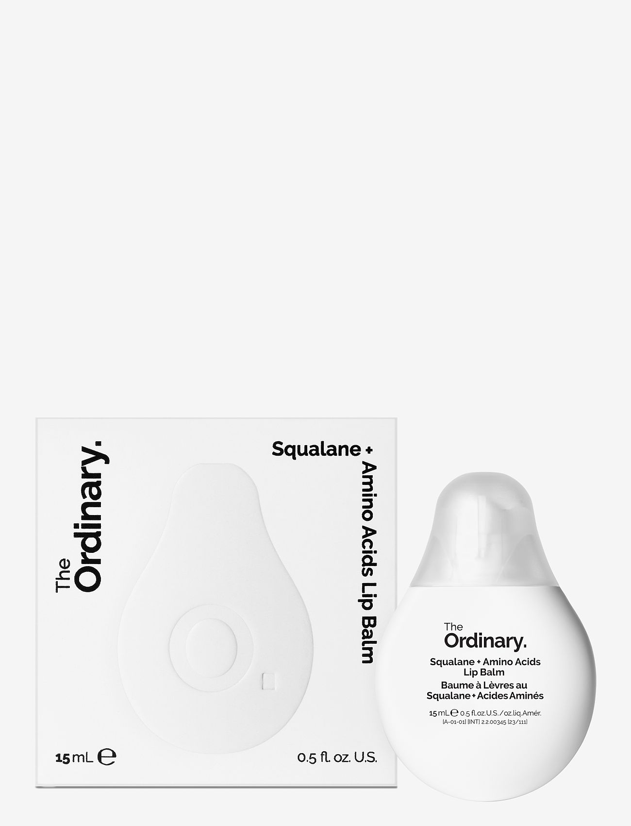 The Ordinary - Squalane & Amino Acids Lip Balm - läppbalsam - clear - 3
