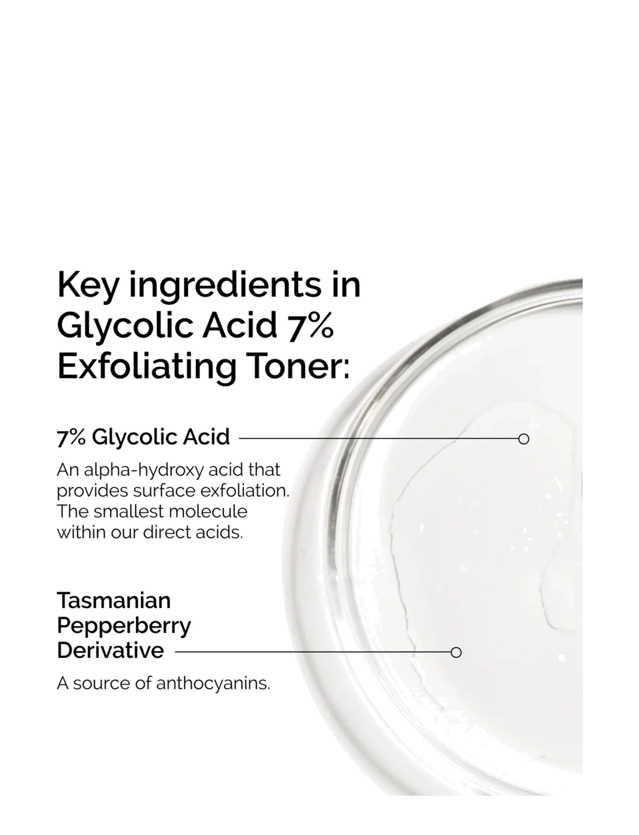 The Ordinary - Glycolic Acid 7% Exfoliating Toner - eksfolierende tonere - clear - 3