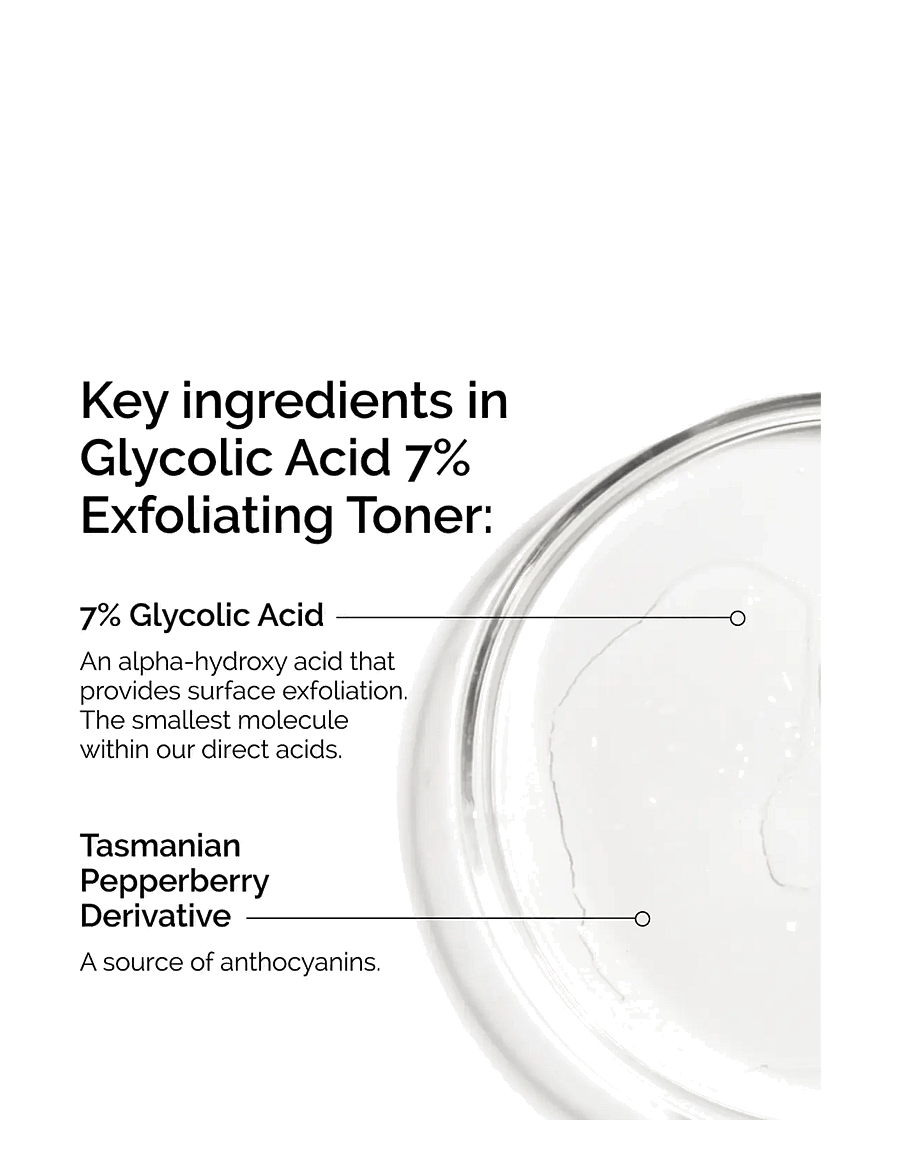 The Ordinary - Glycolic Acid 7% Exfoliating Toner - eksfolierende tonere - clear - 3