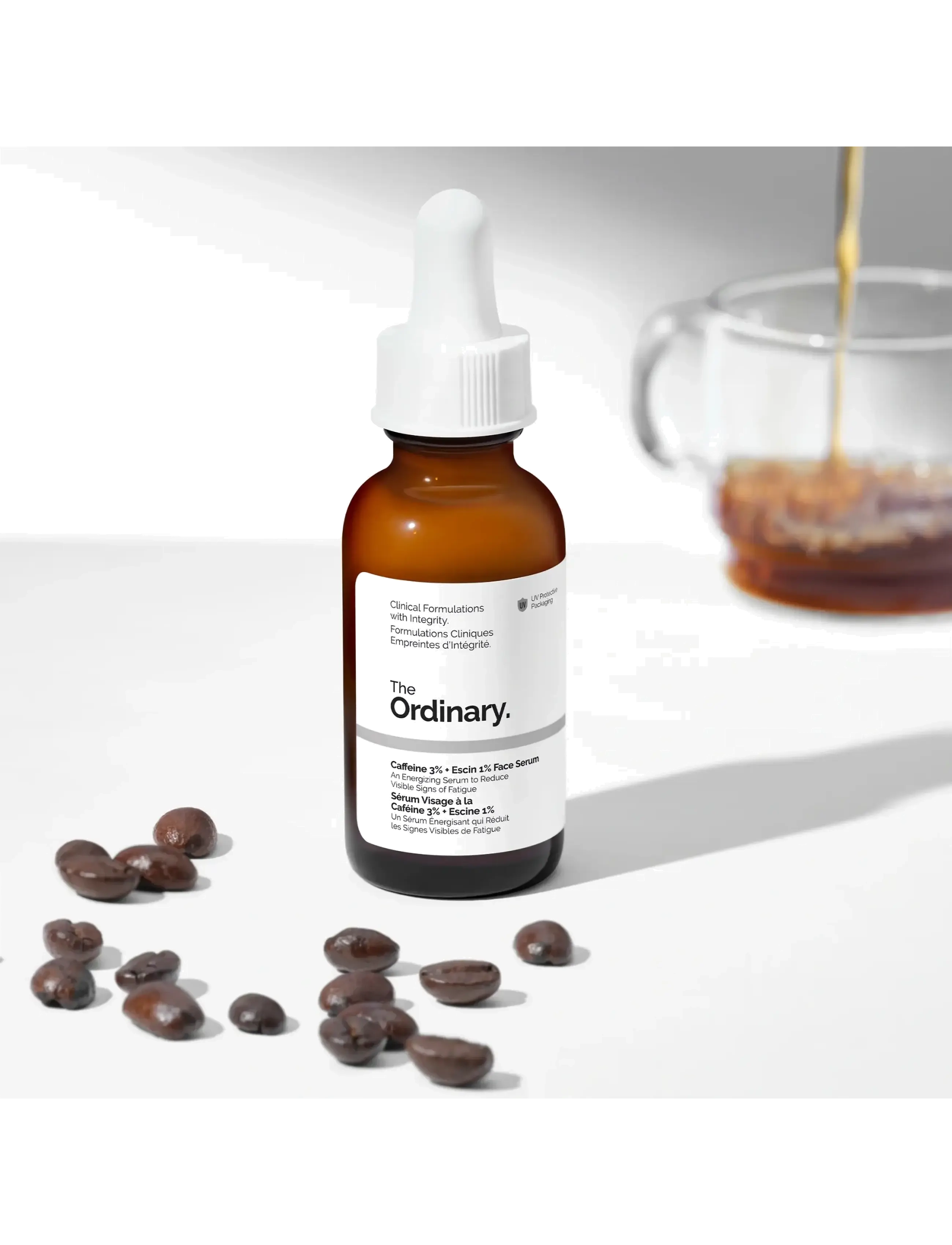The Ordinary - Caffeine 3% + Escin 1% Face Serum - serum & oljor  - clear - 4